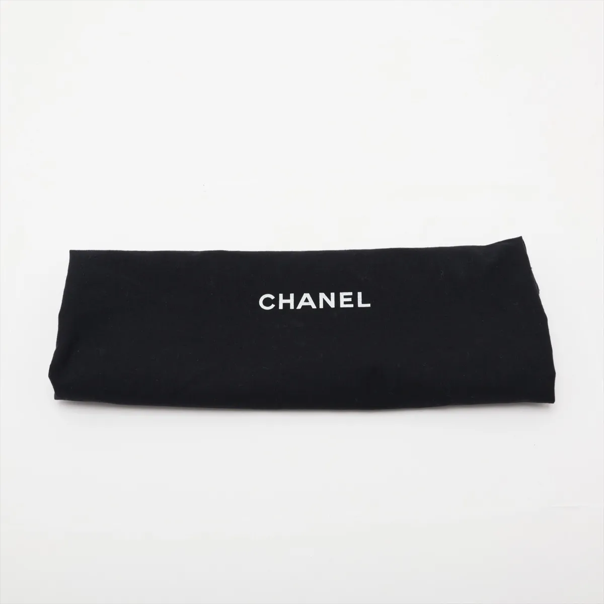 Matelassé Caviar Skin Chain Shoulder Bag, Black with Gold Hardware — view 12