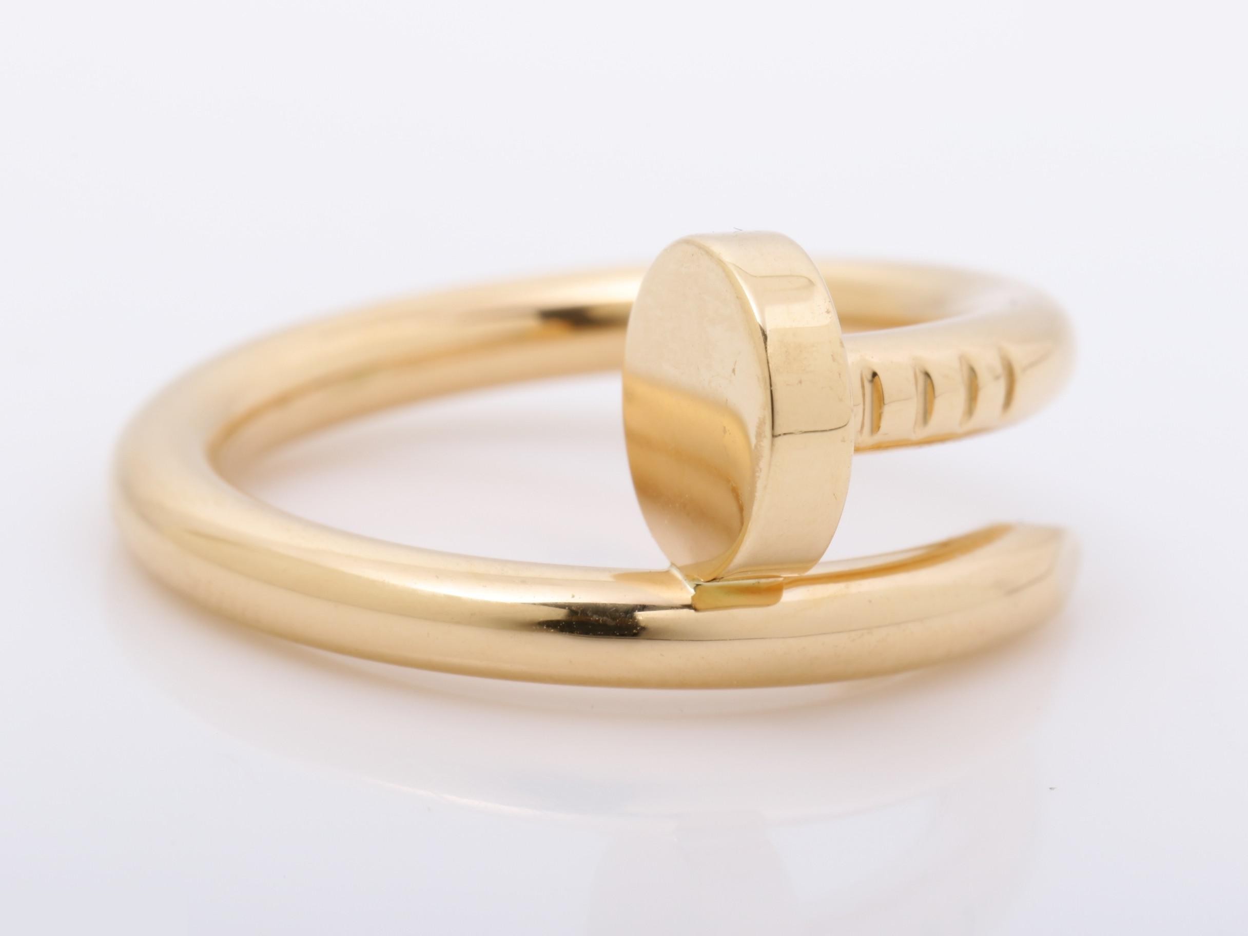 Au750PG Juste un Clou Ring, Size 50, 7.1g — view 2
