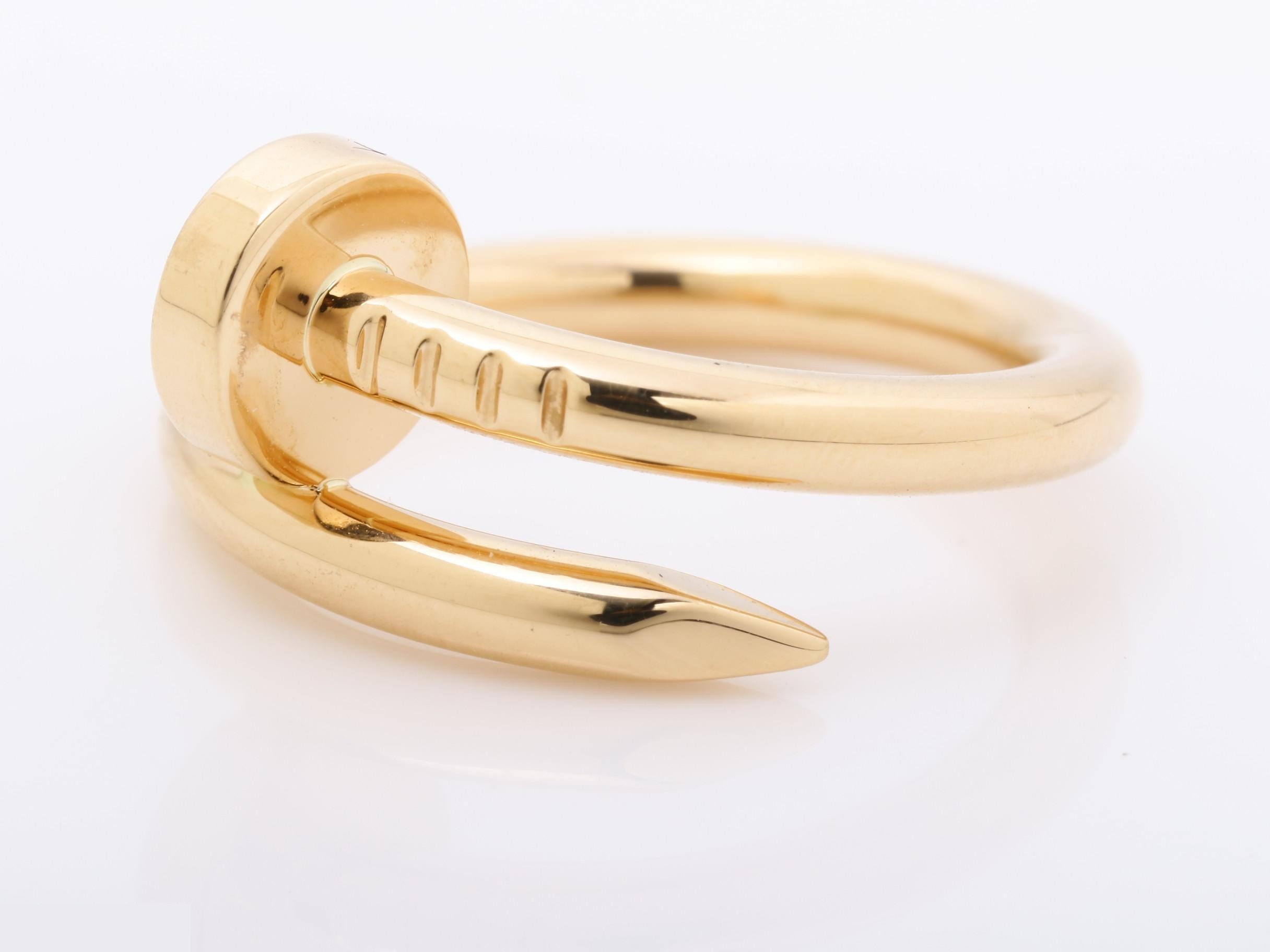Au750PG Juste un Clou Ring, Size 50, 7.1g — view 3