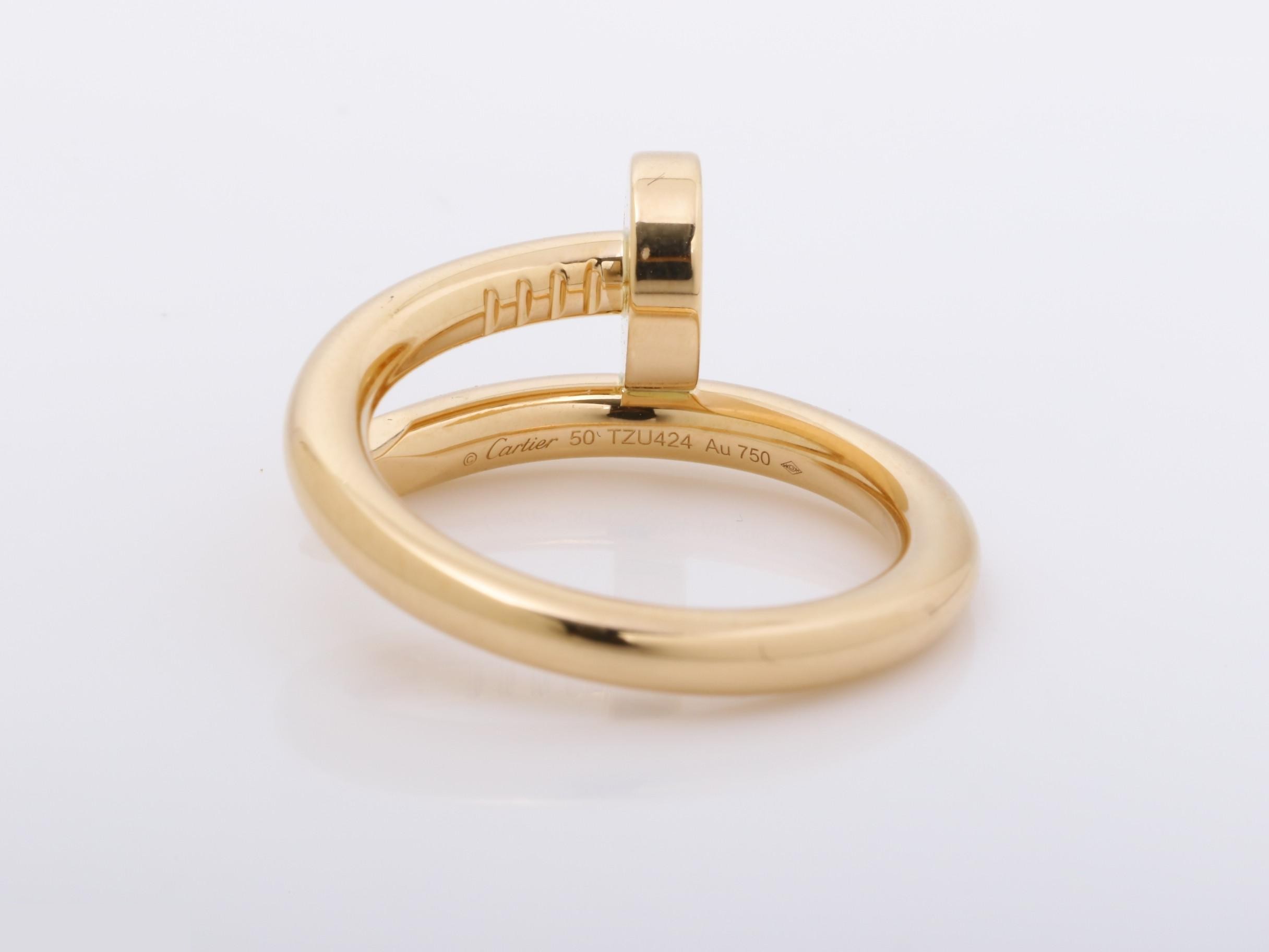 Au750PG Juste un Clou Ring, Size 50, 7.1g — view 4