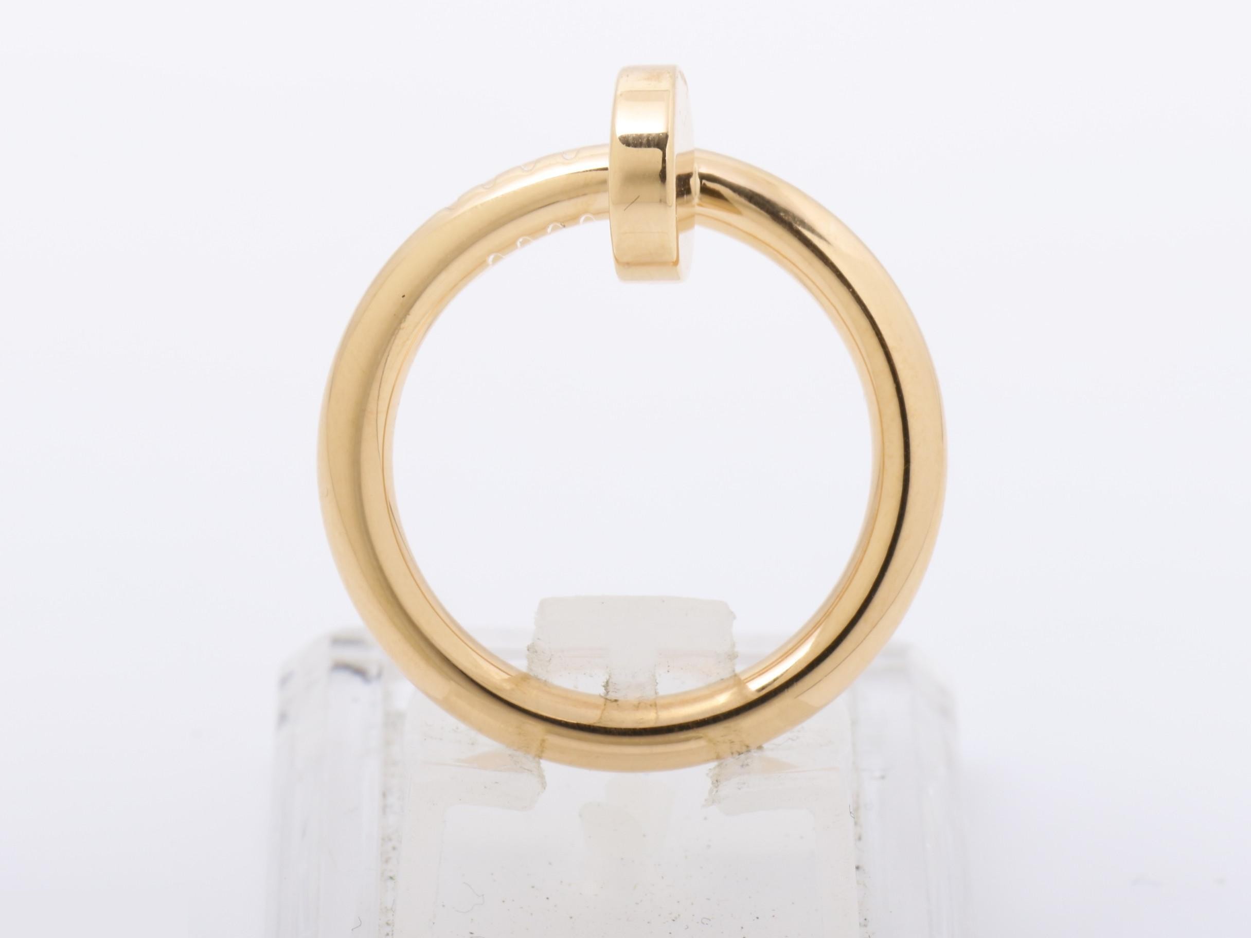 Au750PG Juste un Clou Ring, Size 50, 7.1g — view 5