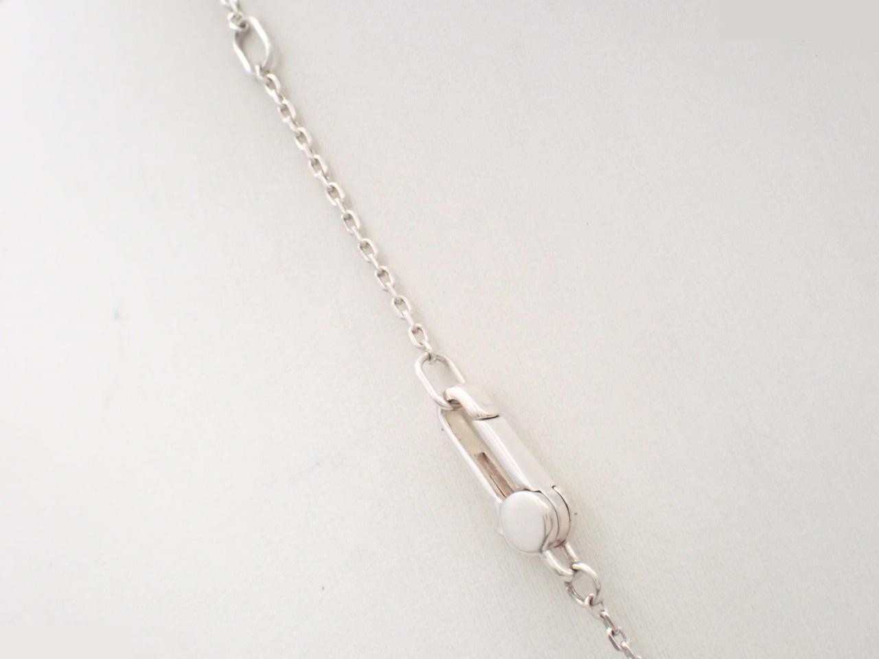 Logo plate, square shape, Ag925, weight 6.1g, chain 48cm — view 2
