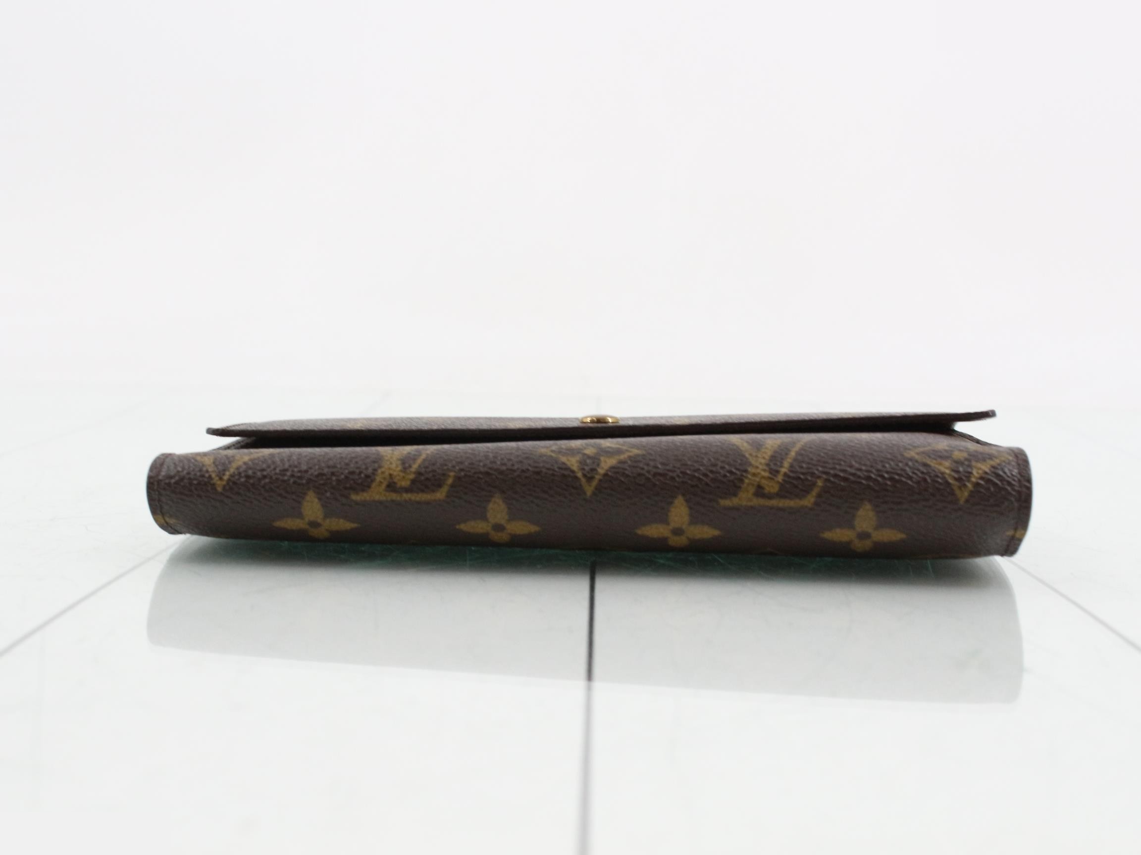 Monogram Portefeuille Tresor International Tri-fold Long Wallet — view 3