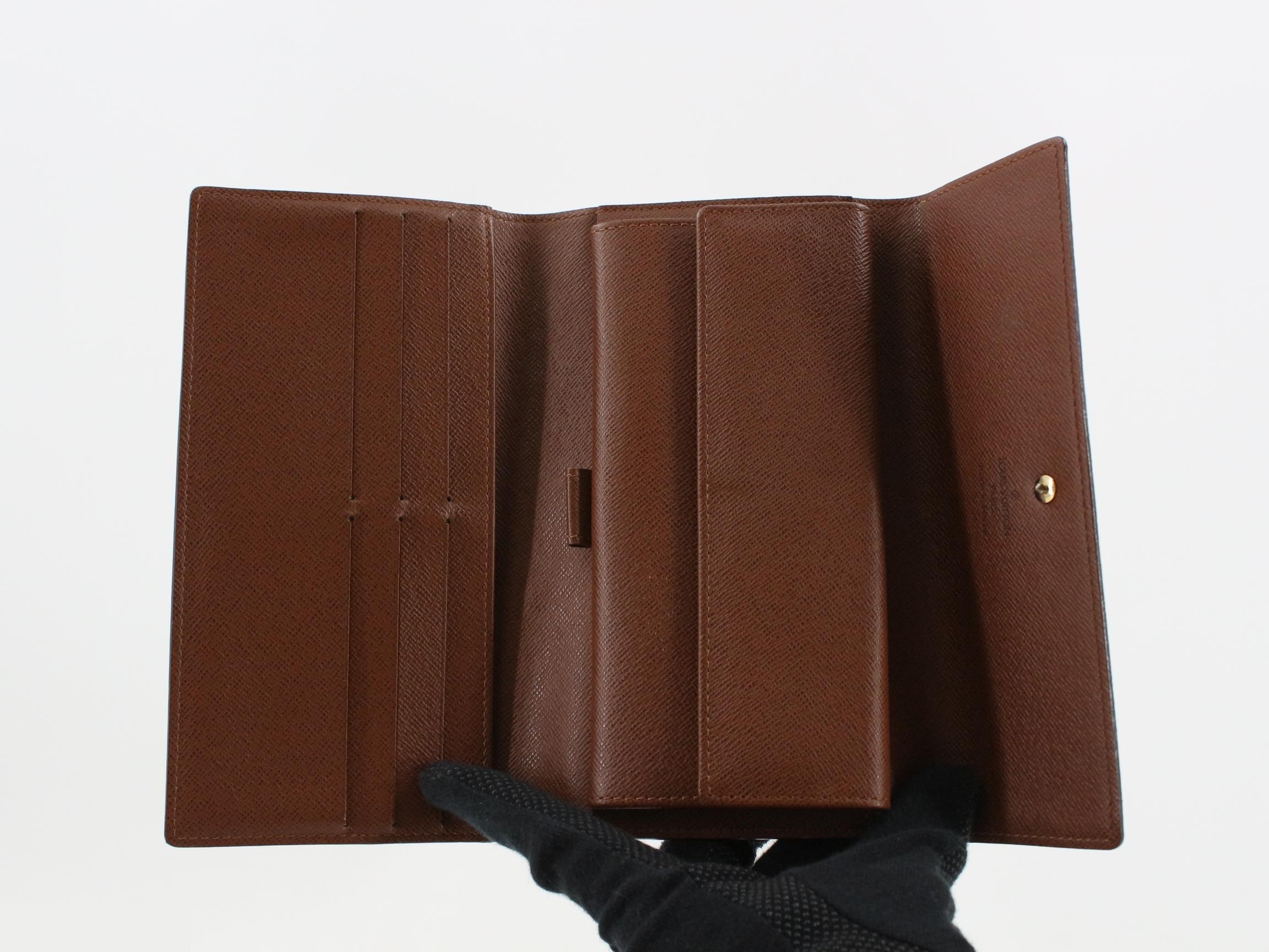 Monogram Portefeuille Tresor International Tri-fold Long Wallet — view 4