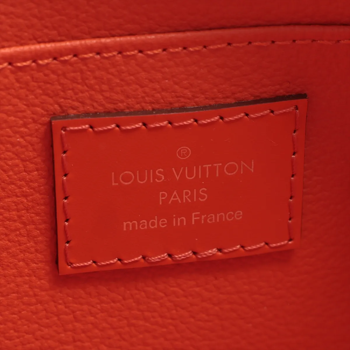 Epi Pochette Cosmetic M40642 SR0183 Orange Pouch — view 4