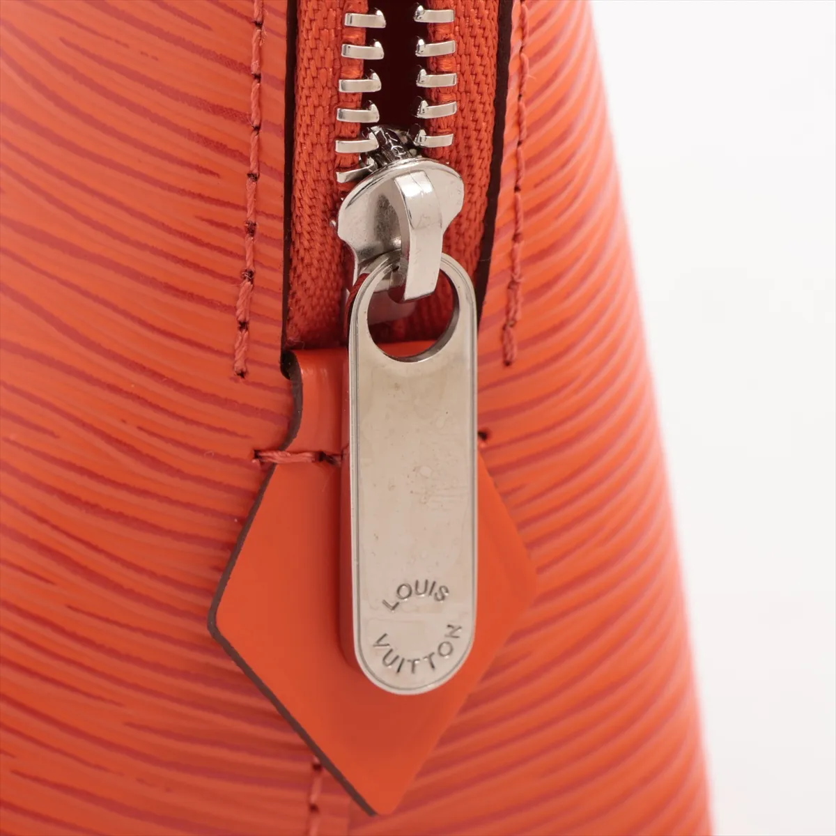Epi Pochette Cosmetic M40642 SR0183 Orange Pouch — view 5