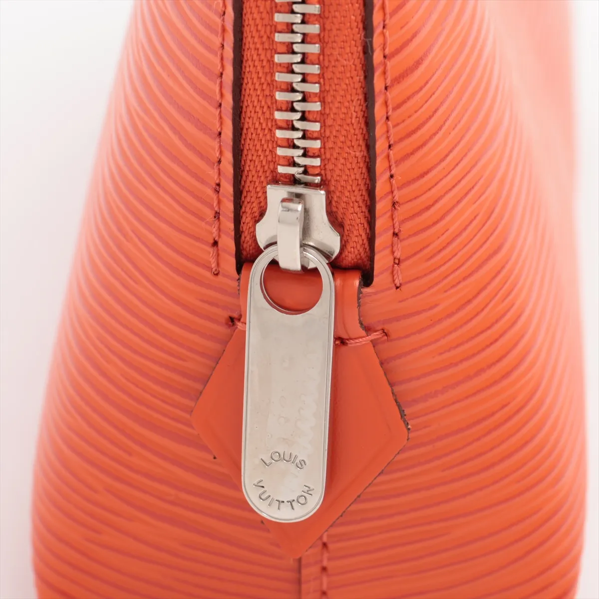 Epi Pochette Cosmetic M40642 SR0183 Orange Pouch — view 6