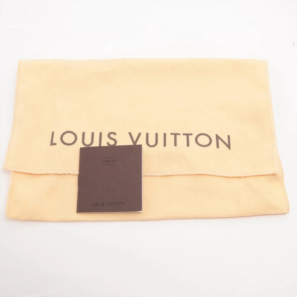 Epi Pochette Cosmetic M40642 SR0183 Orange Pouch — view 7
