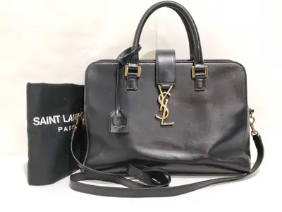 Baby Cabas Leather 2-Way Handbag