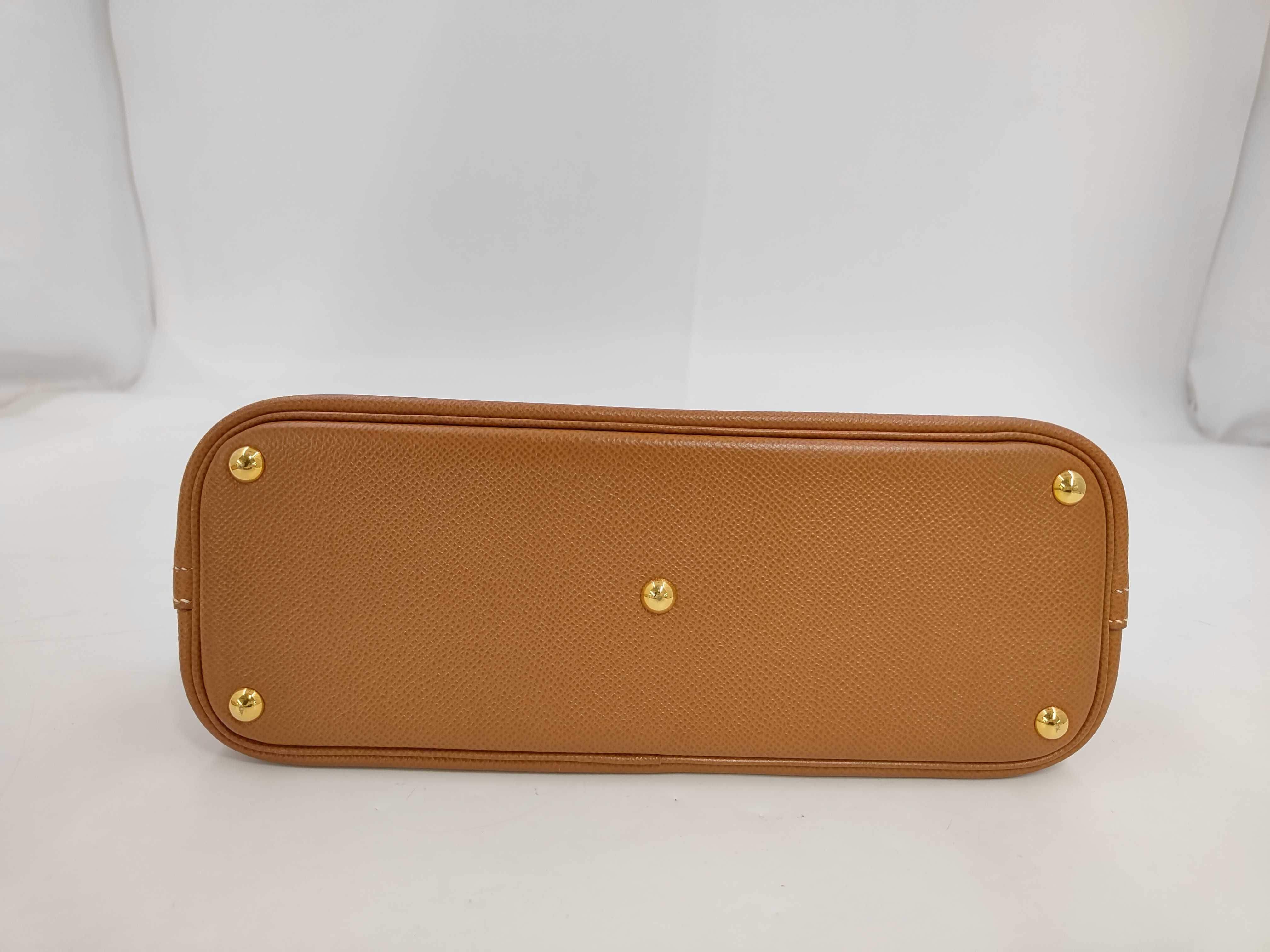Bolide 23 Courchevel Leather Handbag with Gold Hardware (Z) — view 4