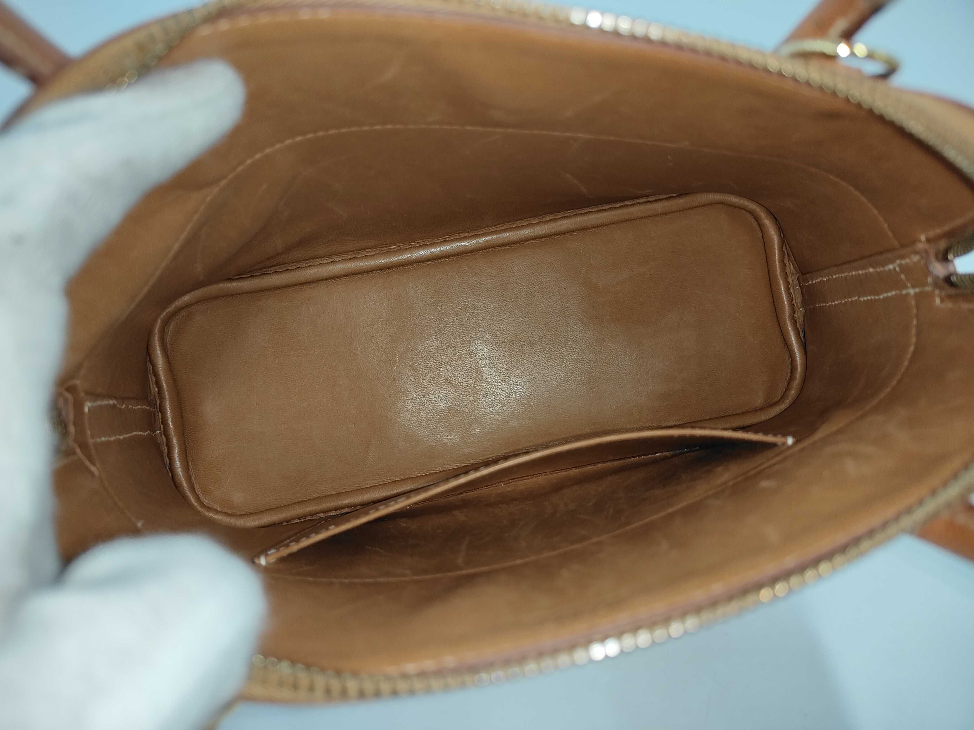 Bolide 23 Courchevel Leather Handbag with Gold Hardware (Z) — view 10