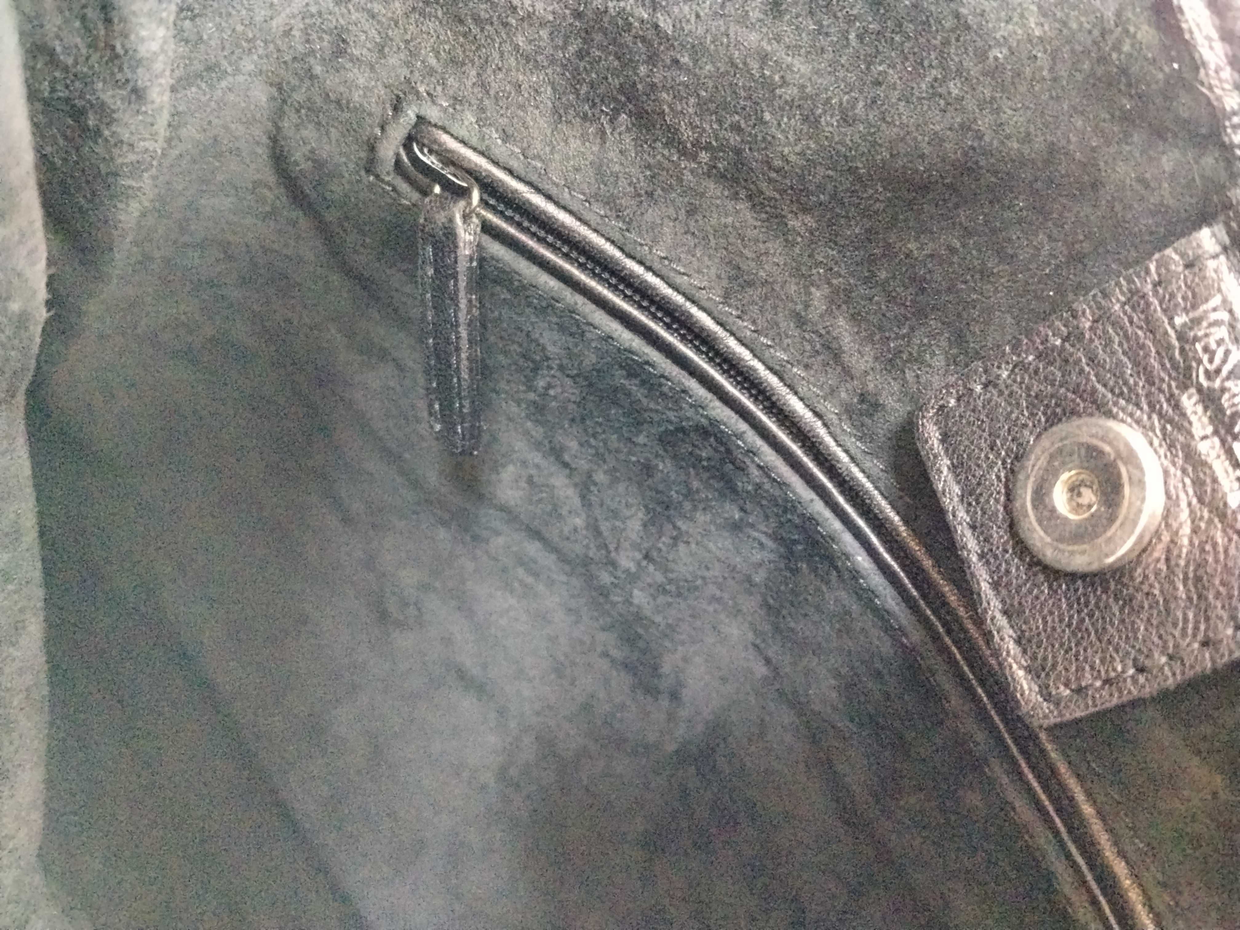 (Tom Ford era) Saint-Tropez Leather Frill Black Shoulder Bag — view 12