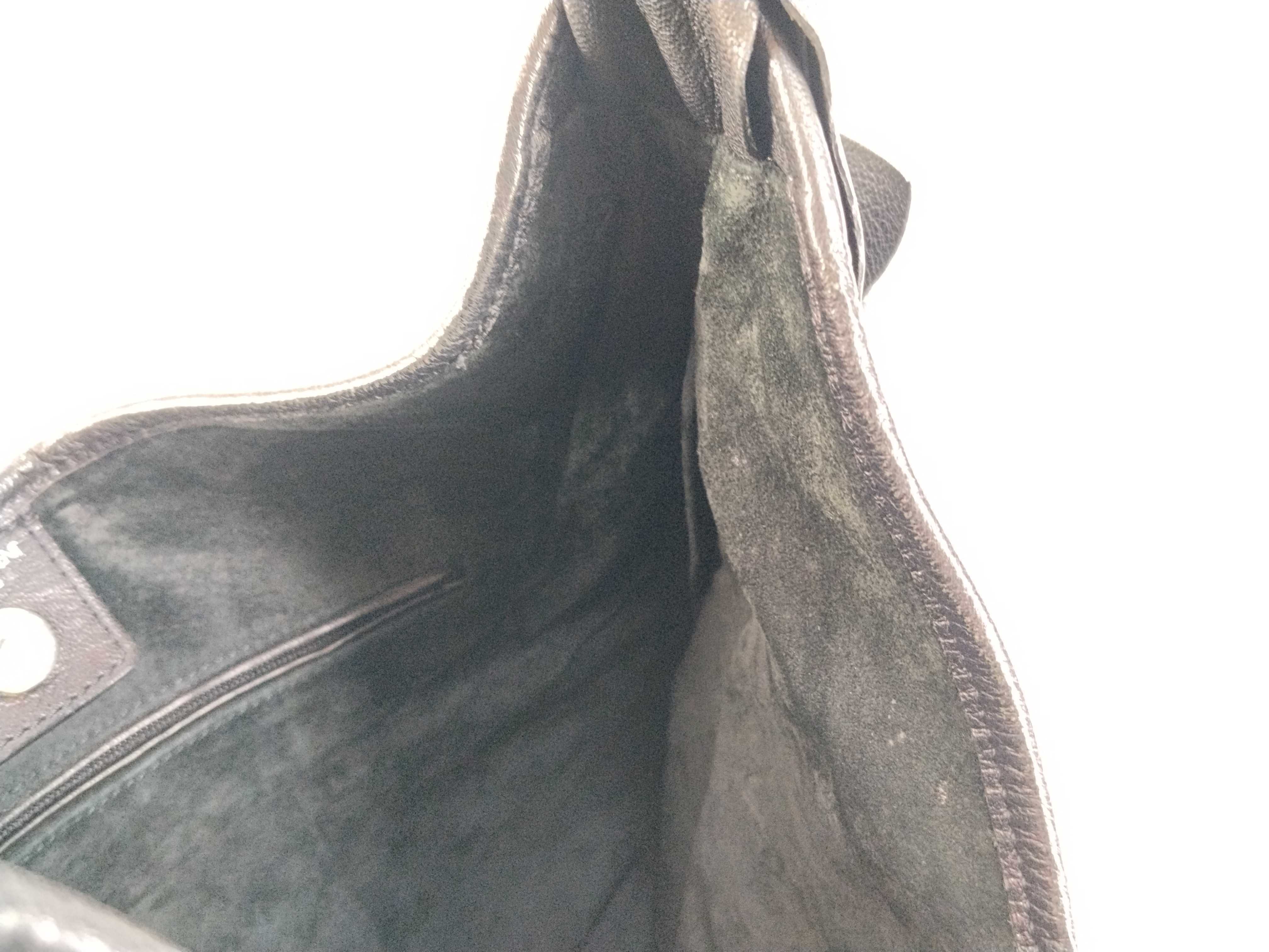 (Tom Ford era) Saint-Tropez Leather Frill Black Shoulder Bag — view 13