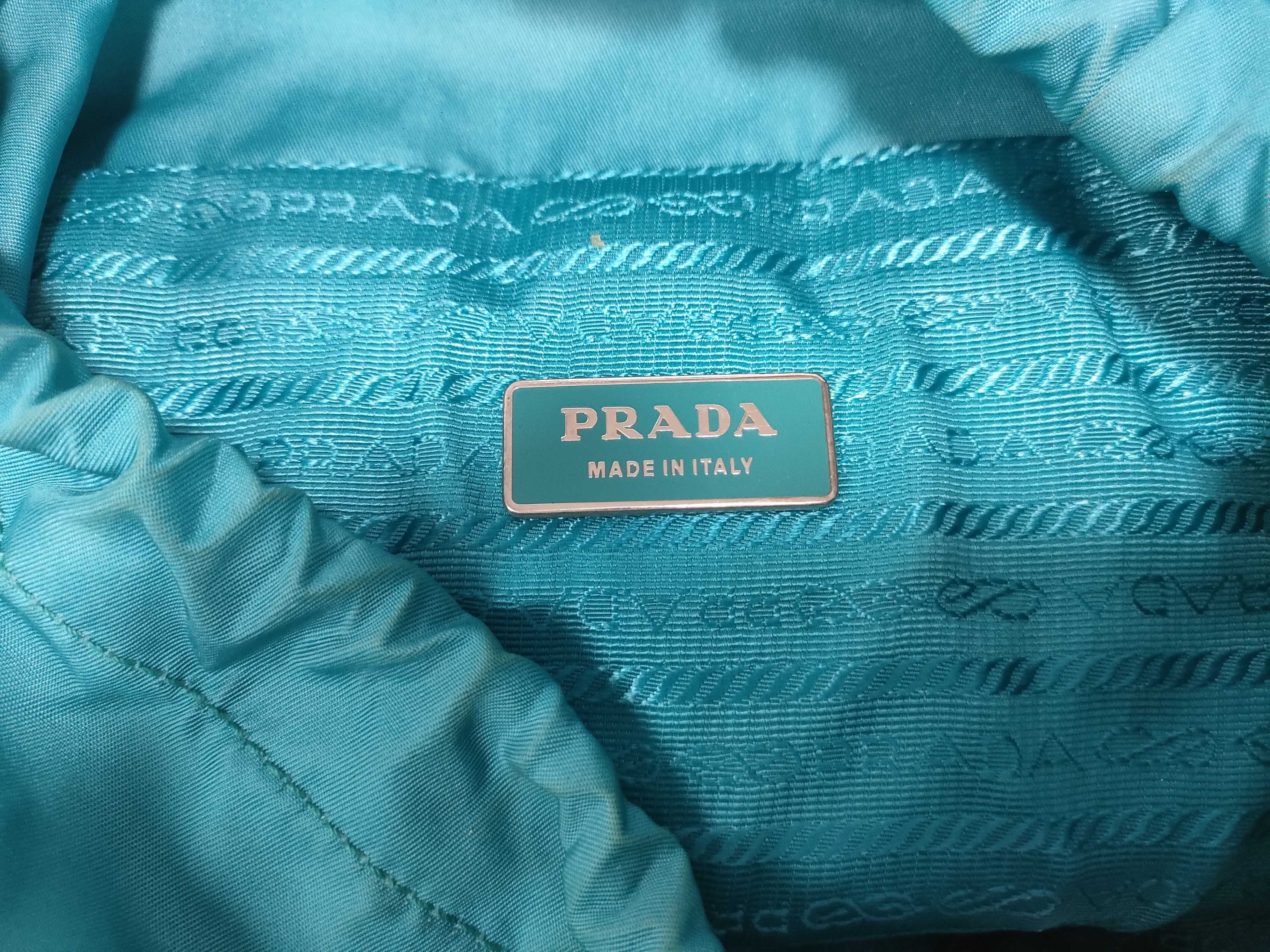 backpack, triangular logo, turquoise, rare color. — view 15