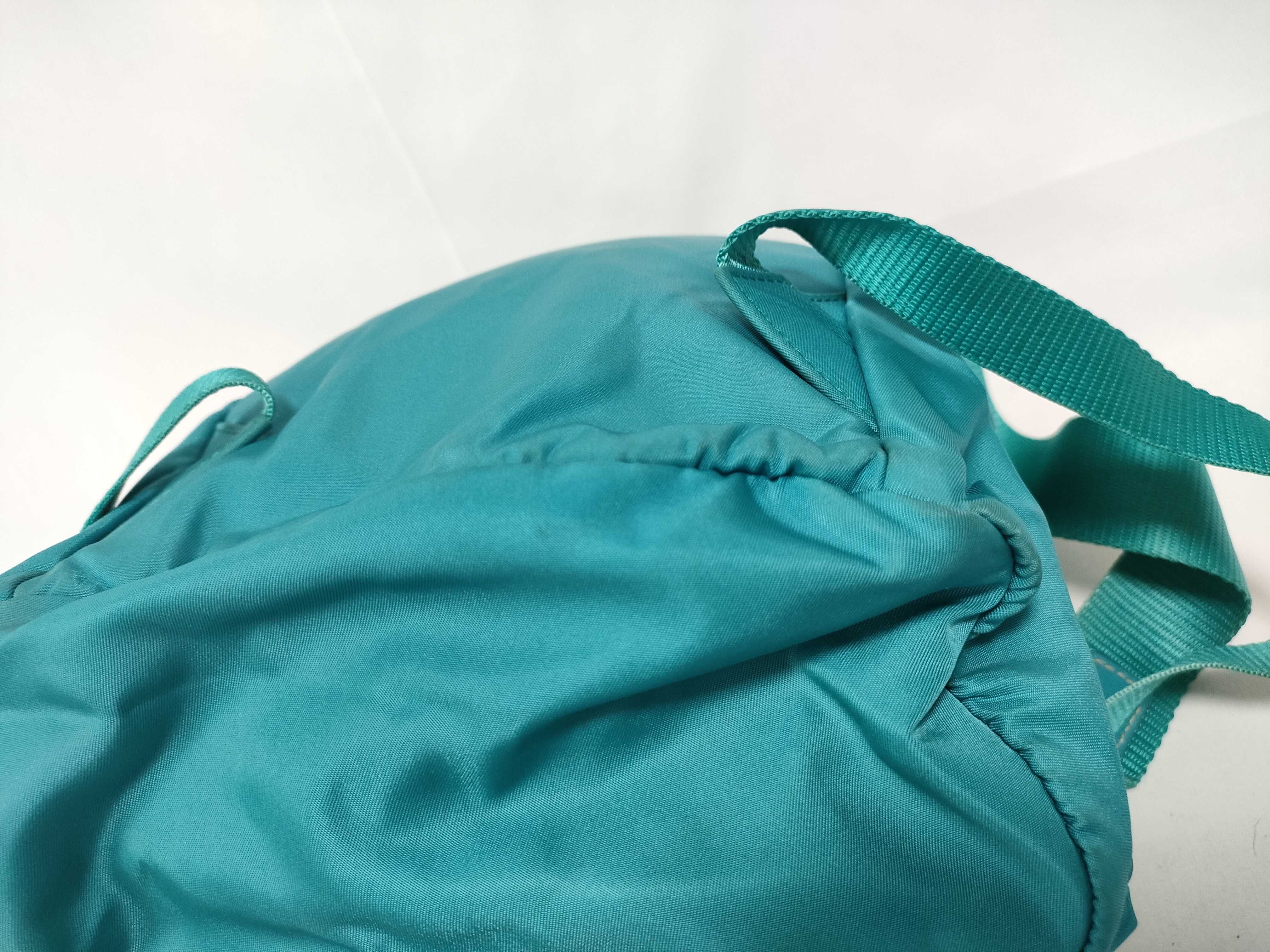 backpack, triangular logo, turquoise, rare color. — view 4
