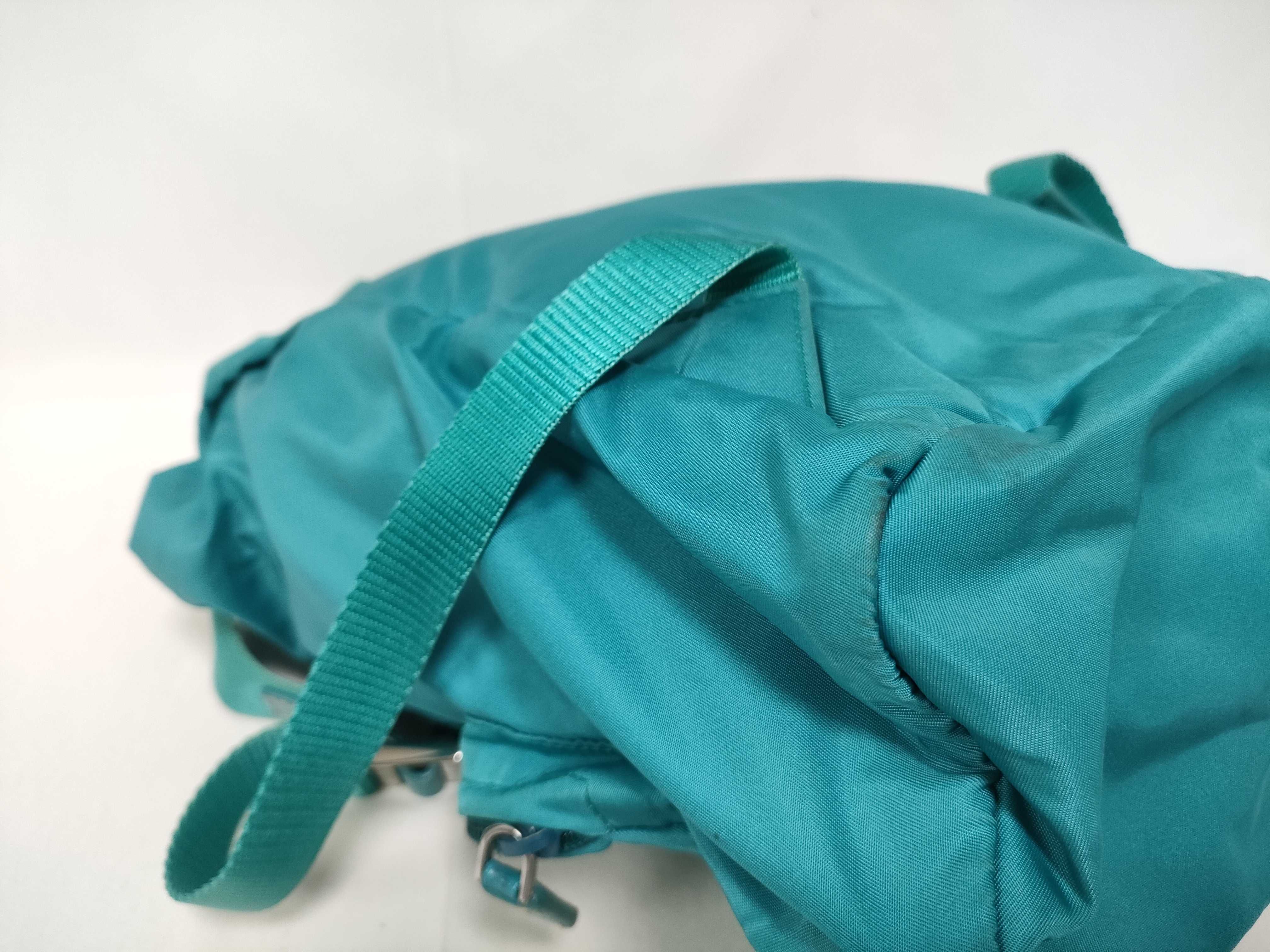 backpack, triangular logo, turquoise, rare color. — view 5