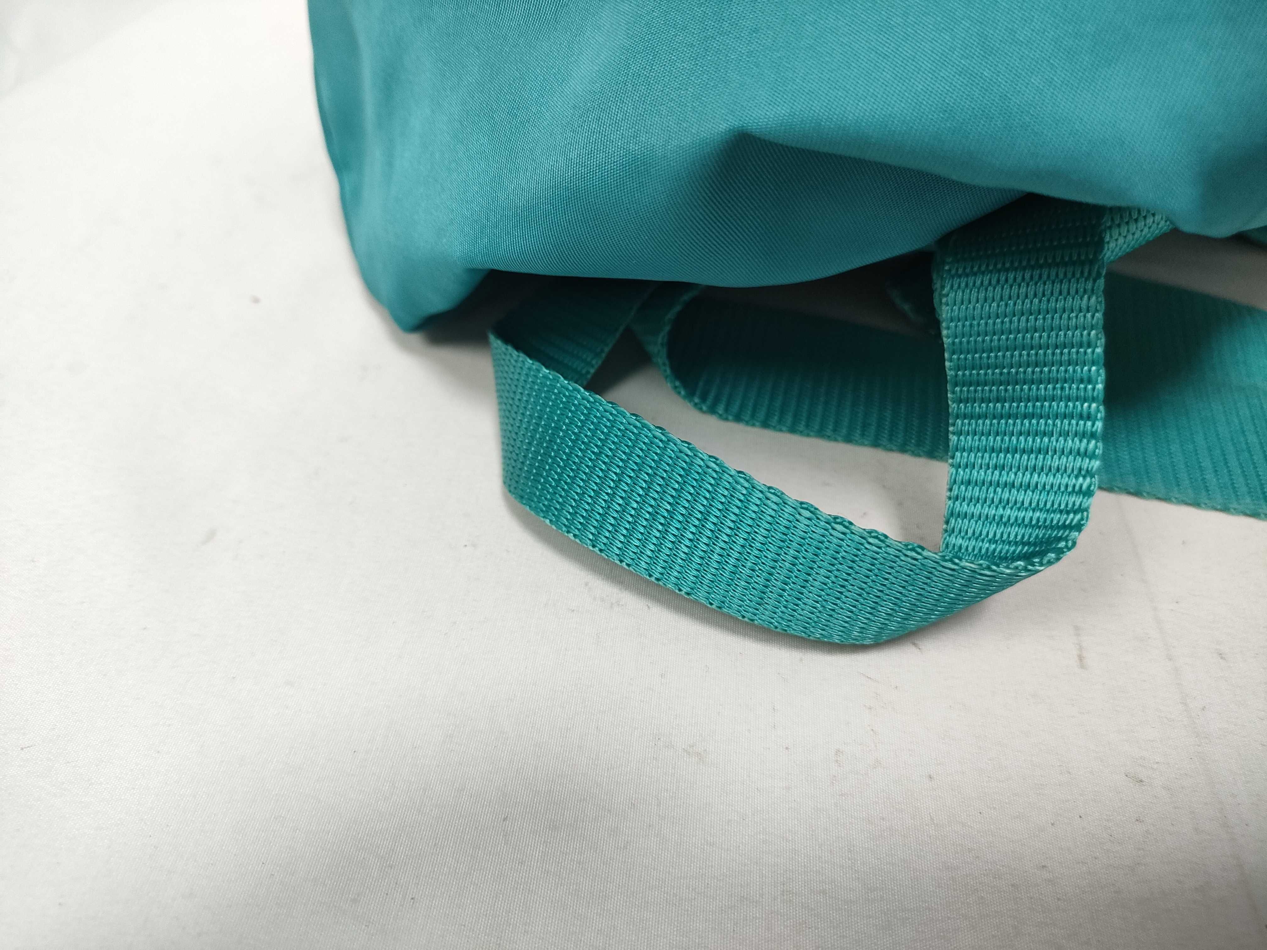backpack, triangular logo, turquoise, rare color. — view 9