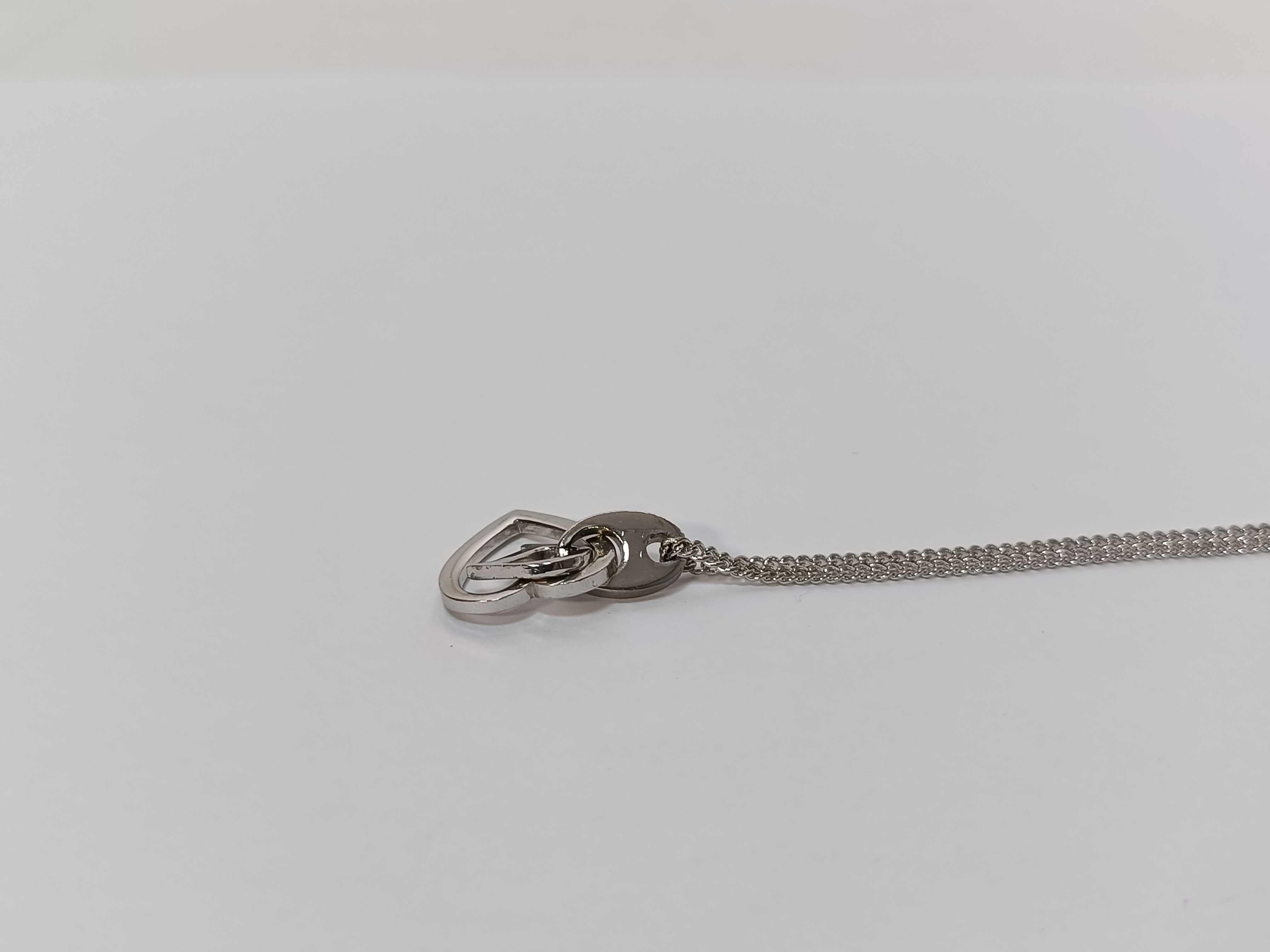 SV D mark heart necklace — view 2