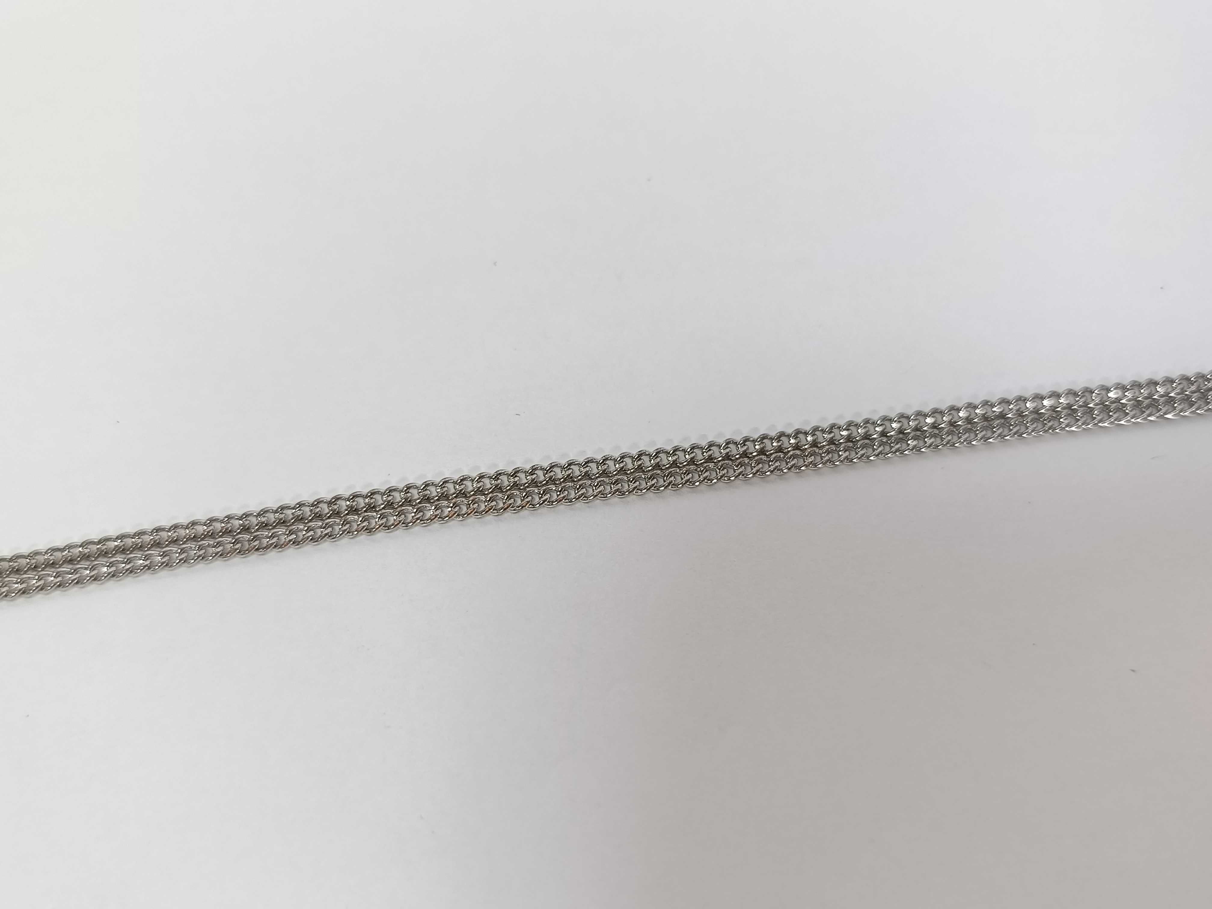SV D mark heart necklace — view 3