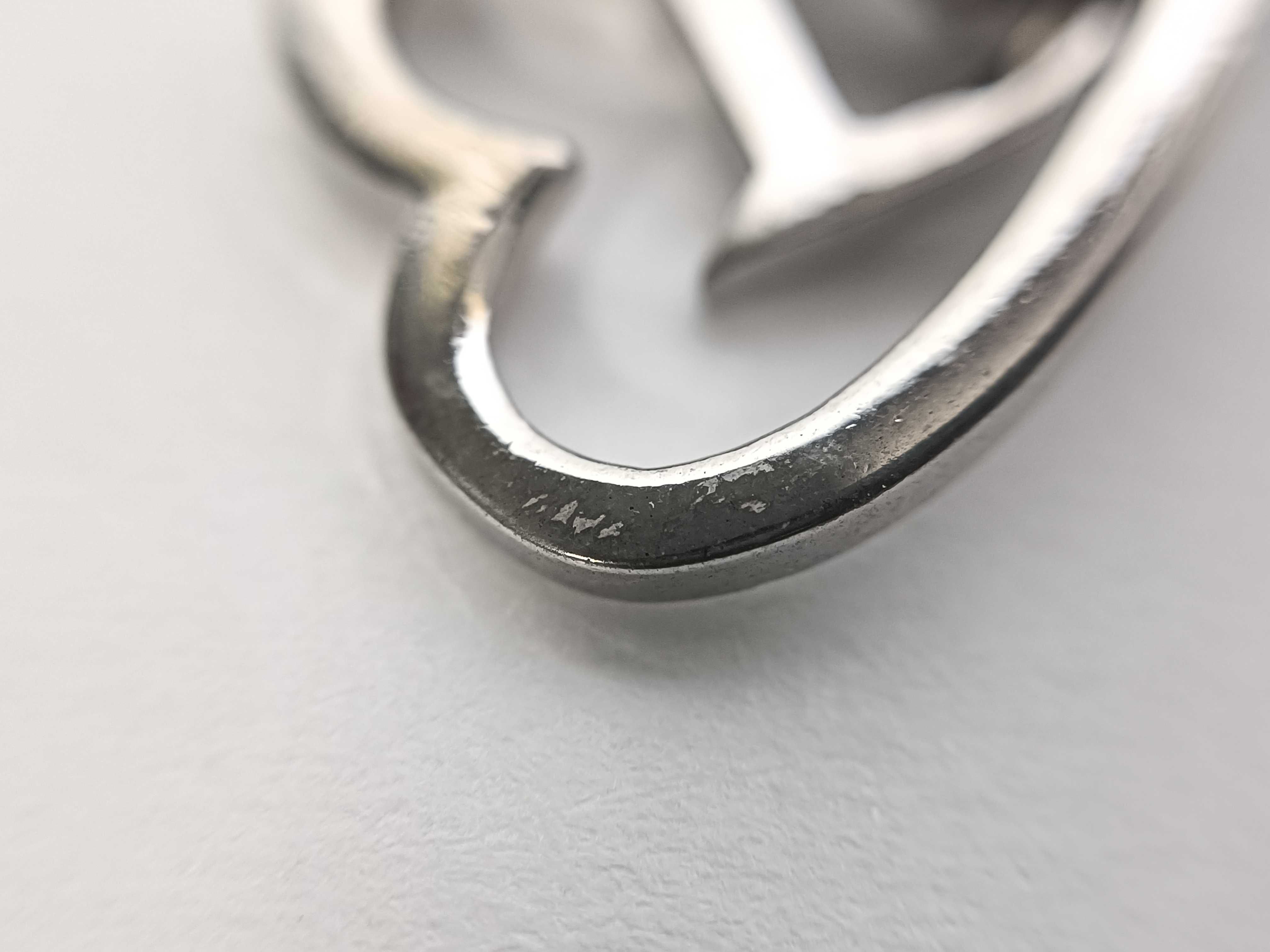 SV D mark heart necklace — view 7