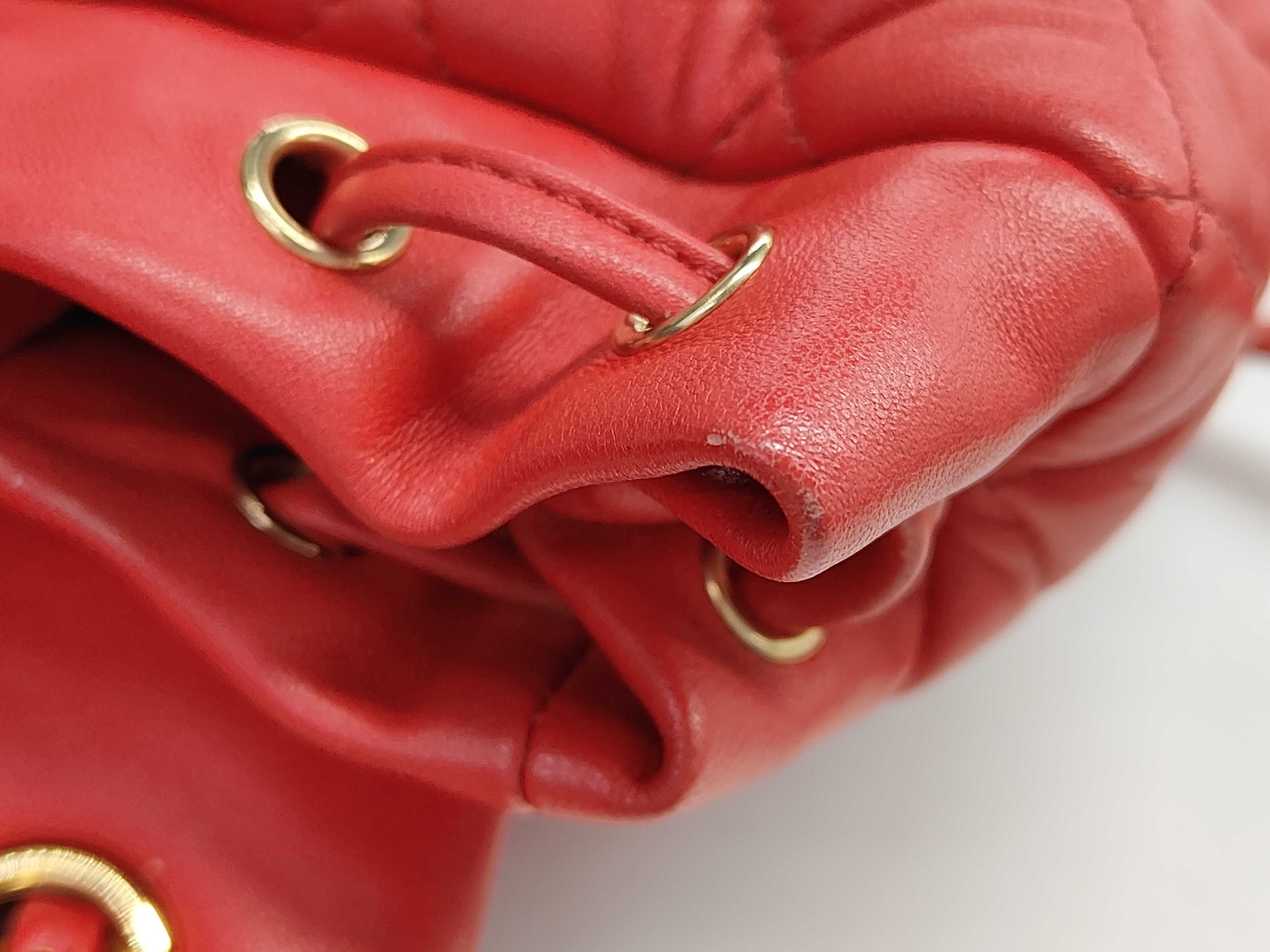 Matelassé Chain Lambskin Backpack — view 12