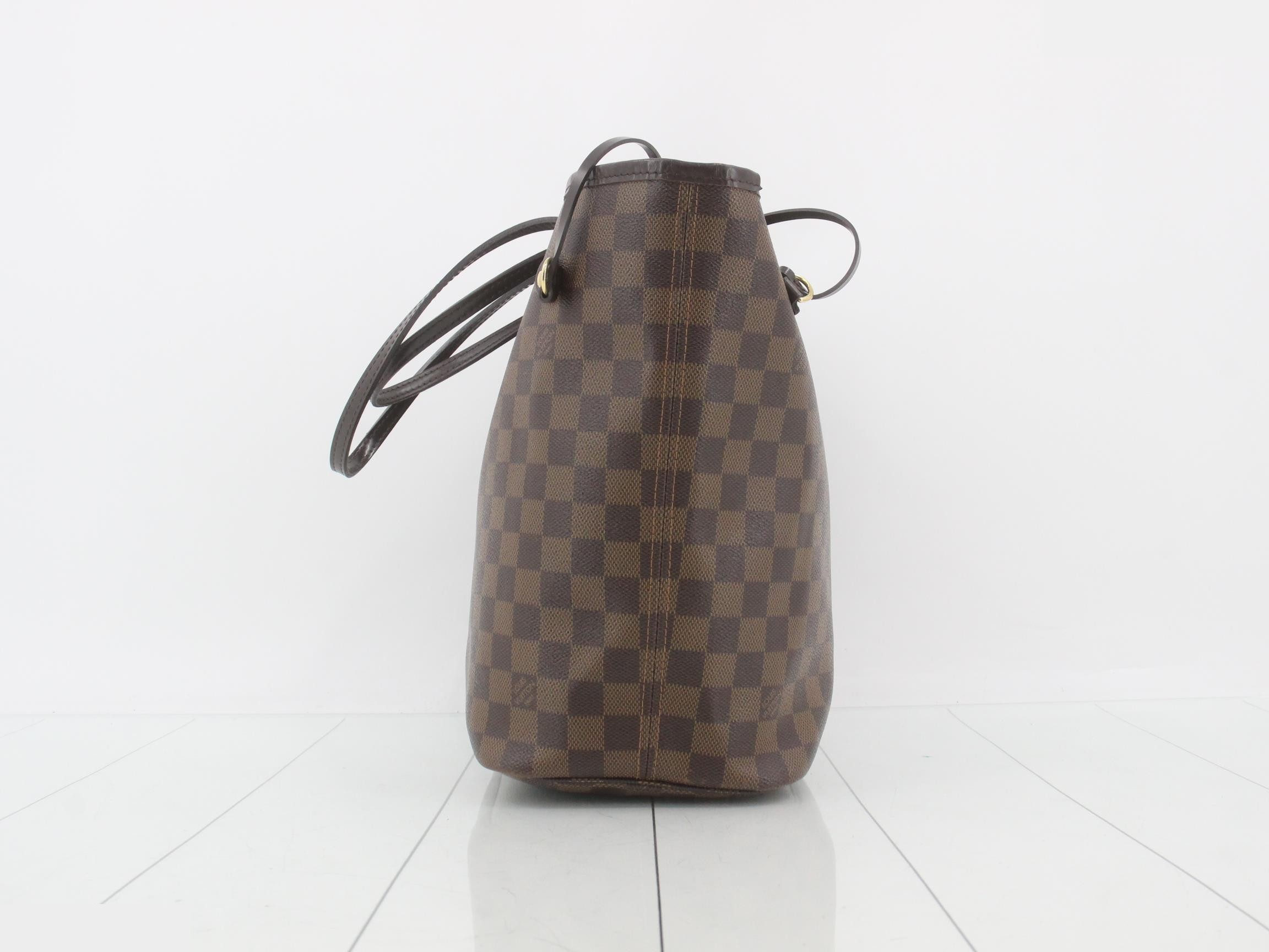 Damier Neverfull MM Rose Ballerine Tote N40598 — view 3