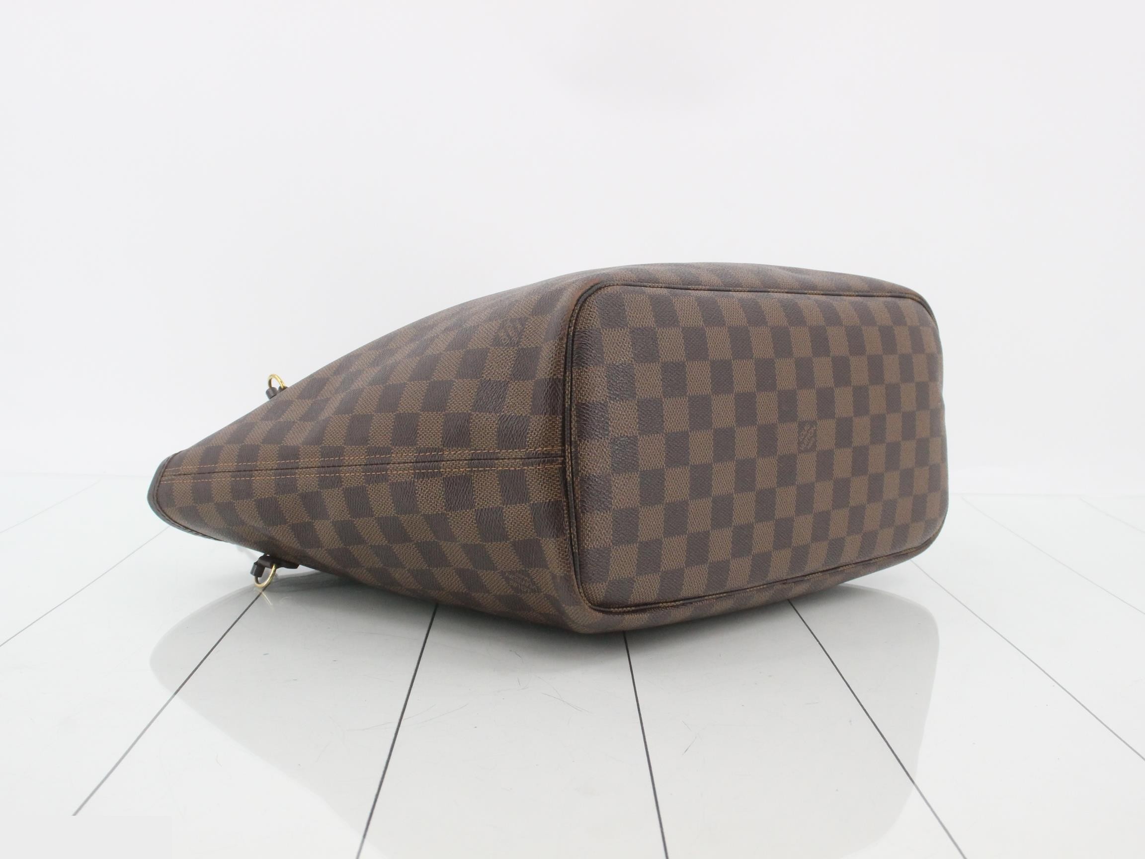 Damier Neverfull MM Rose Ballerine Tote N40598 — view 5