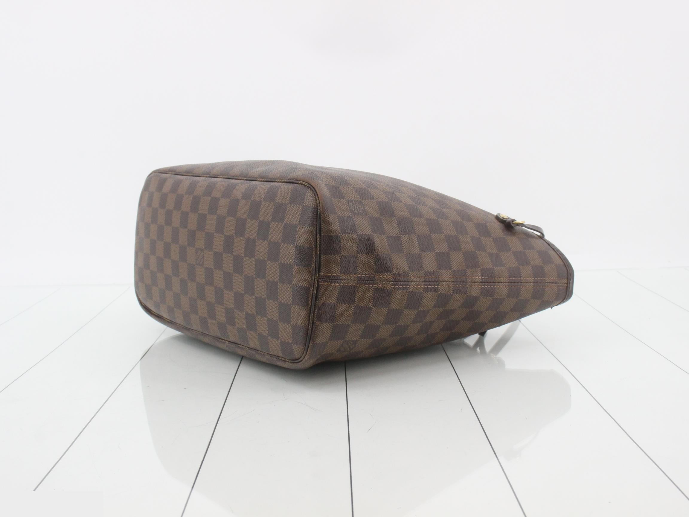 Damier Neverfull MM Rose Ballerine Tote N40598 — view 6