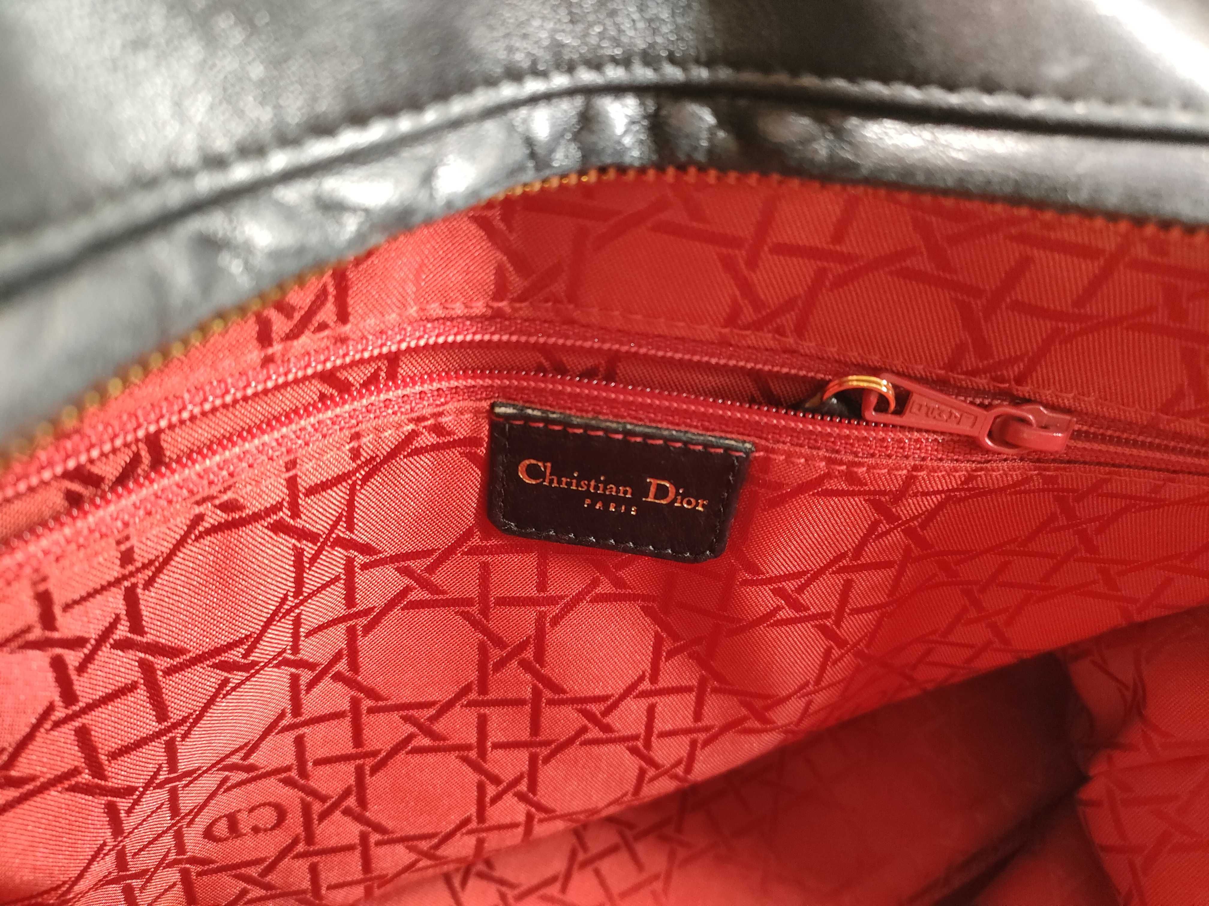 Lady Dior Lamb Black Handbag — view 13