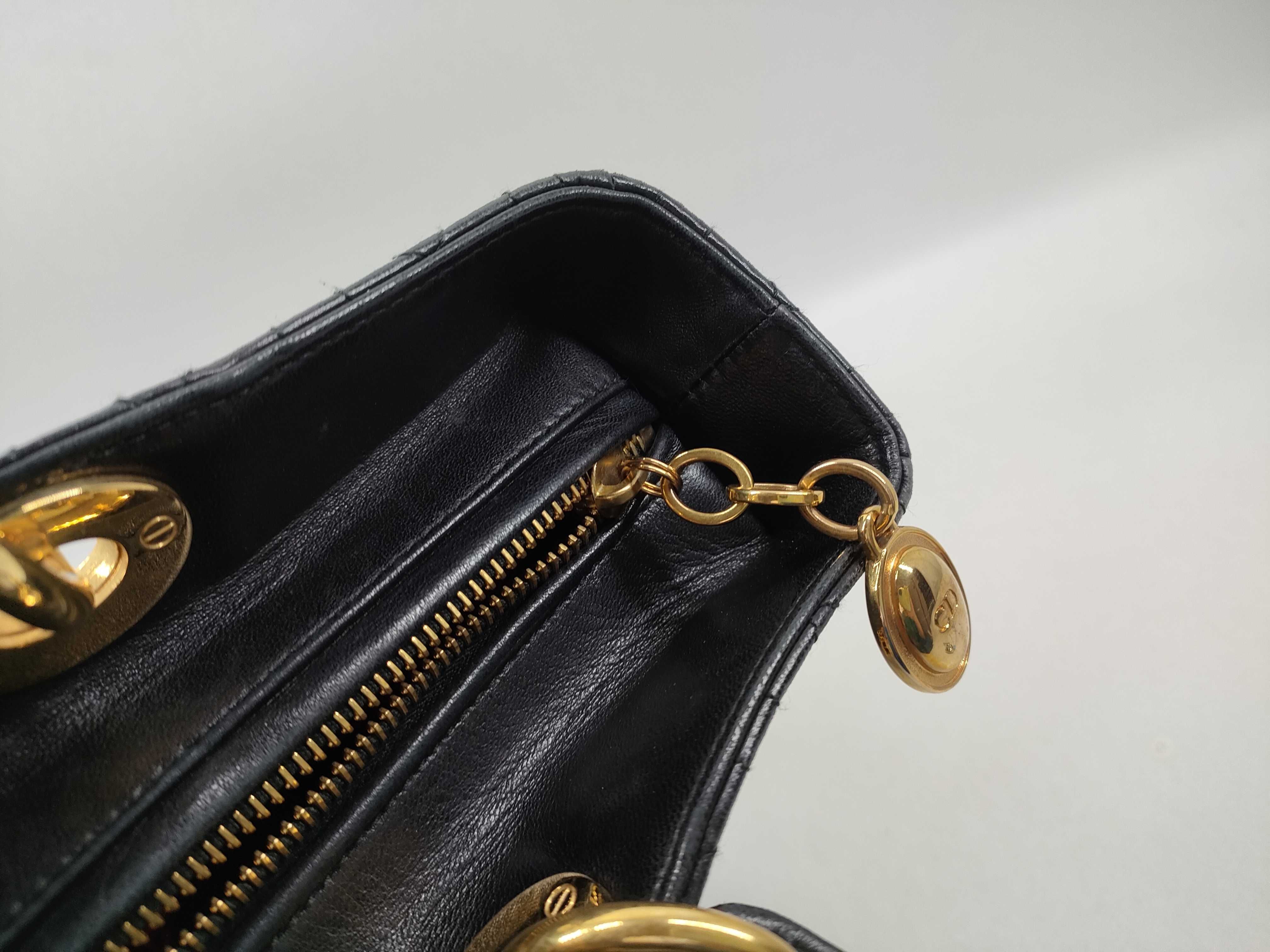 Lady Dior Lamb Black Handbag — view 9