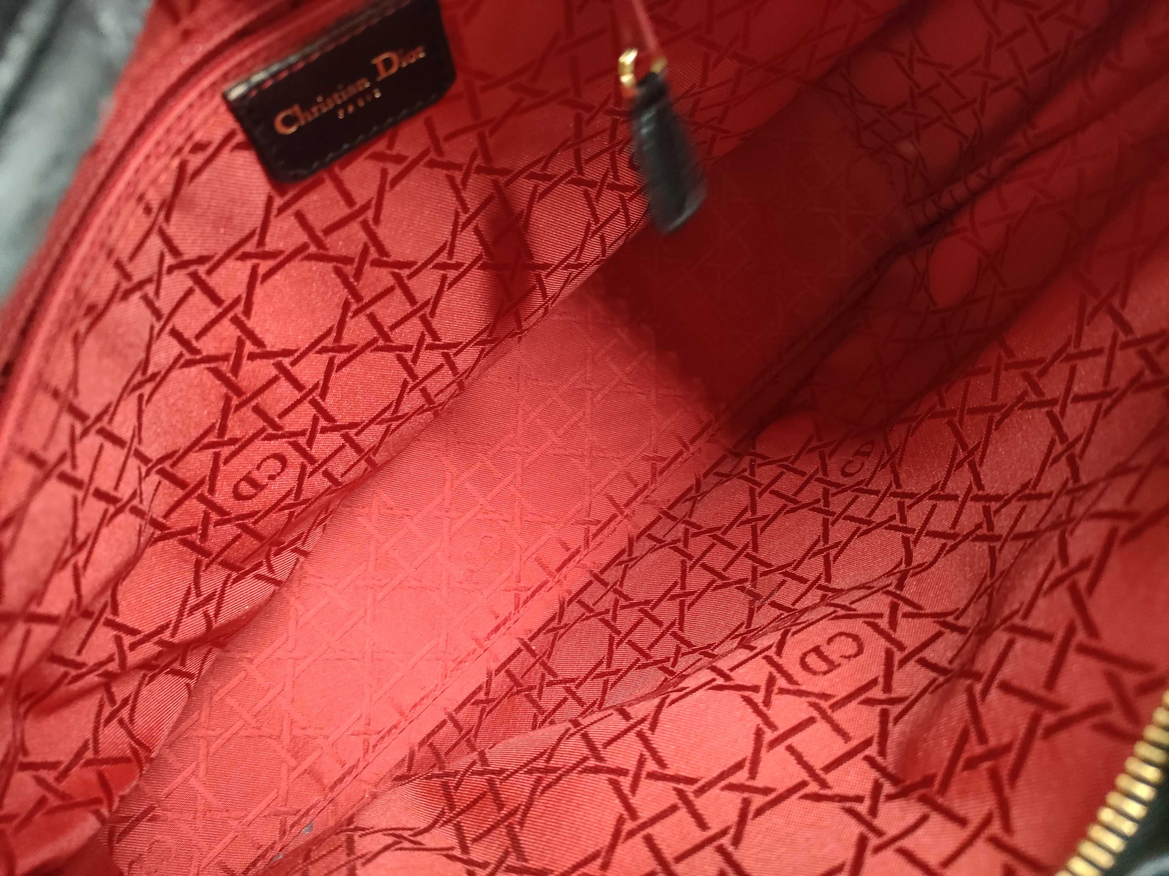 Lady Dior Lamb Black Handbag — view 10