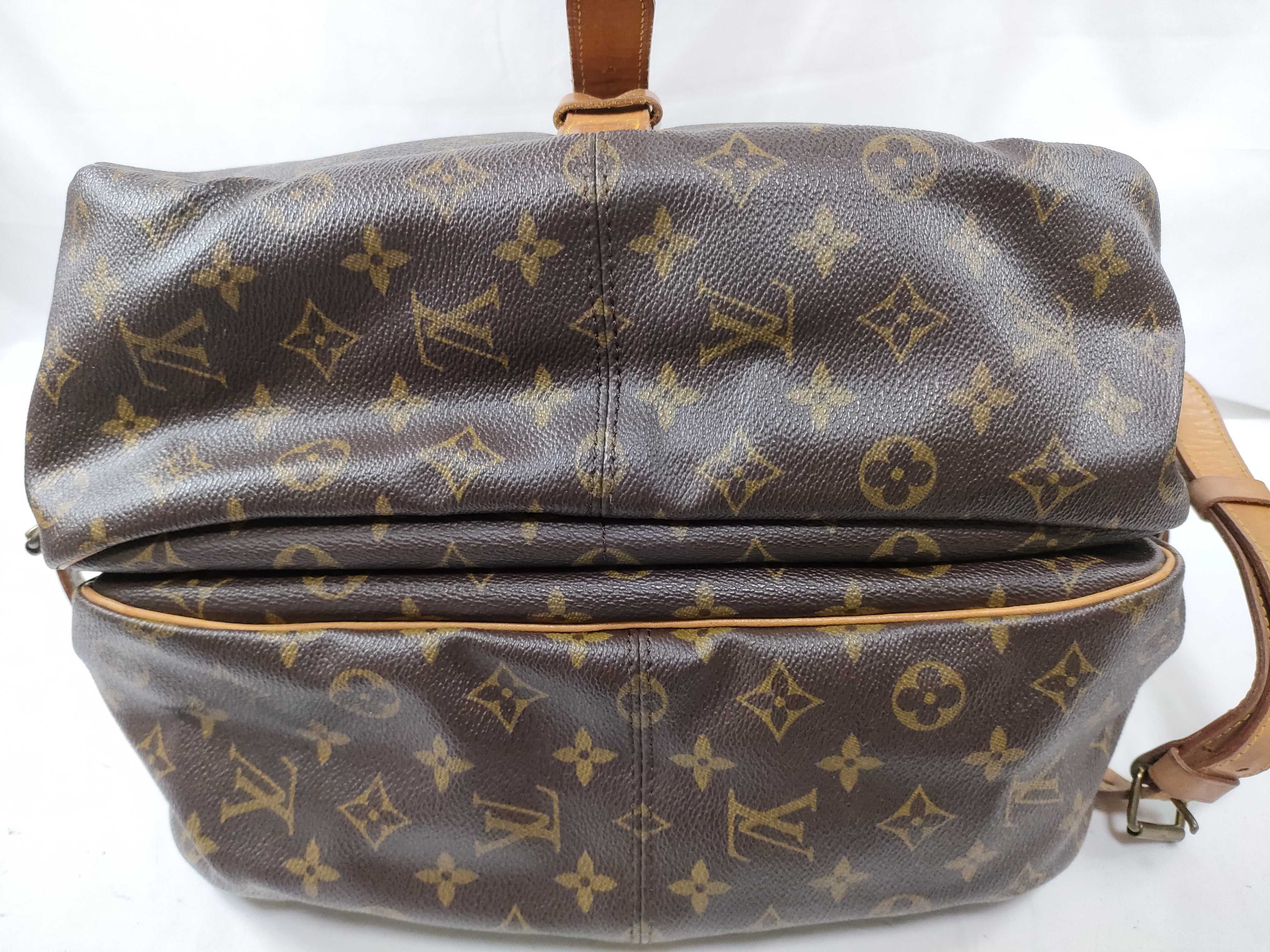 Monogram Louis Vuitton Monogram Saumur 35 M42254 882VI Shoulder Bag — view 4