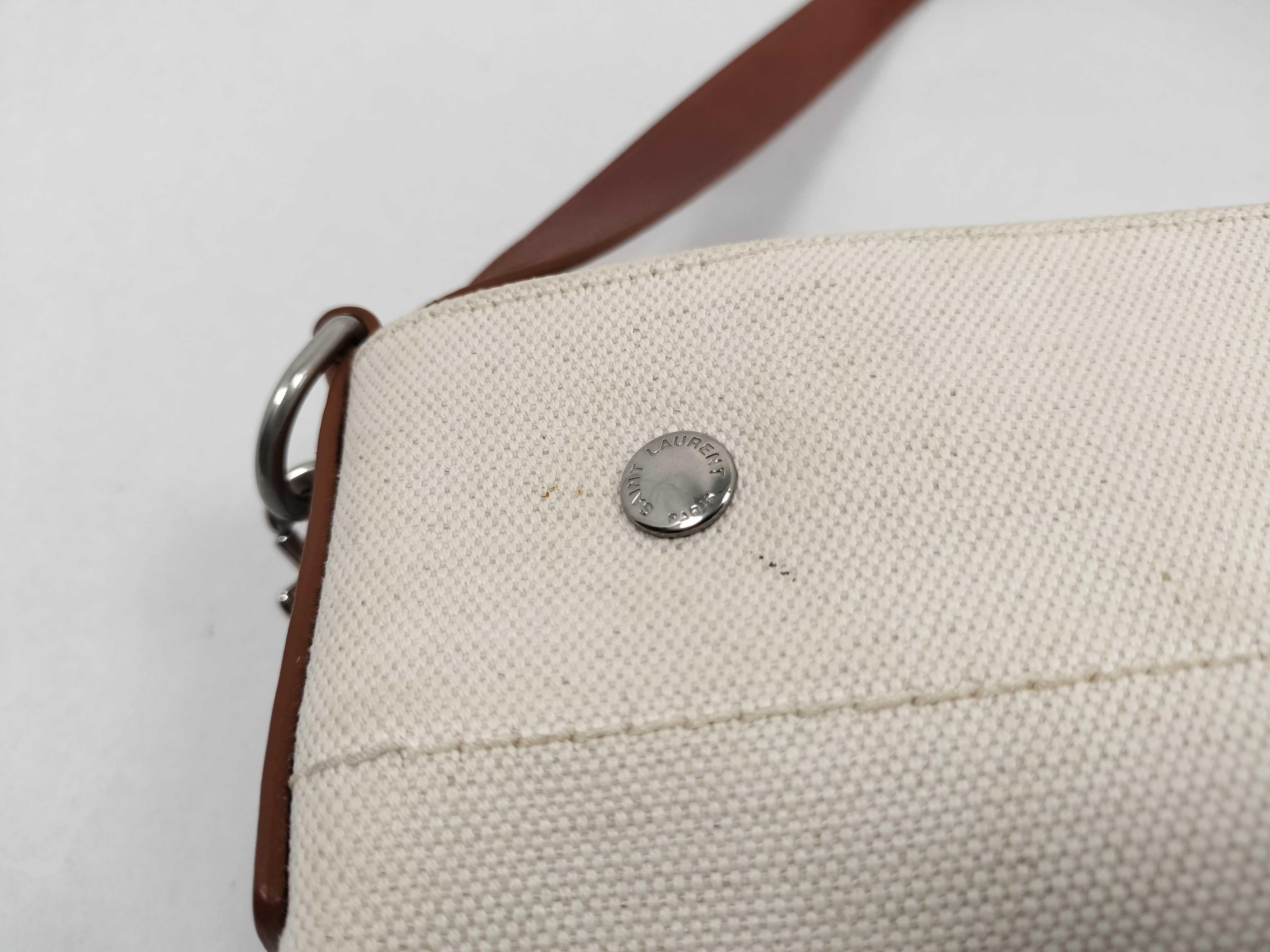 Canvas Rive Gauche Shoulder Bag with Pouch — view 14