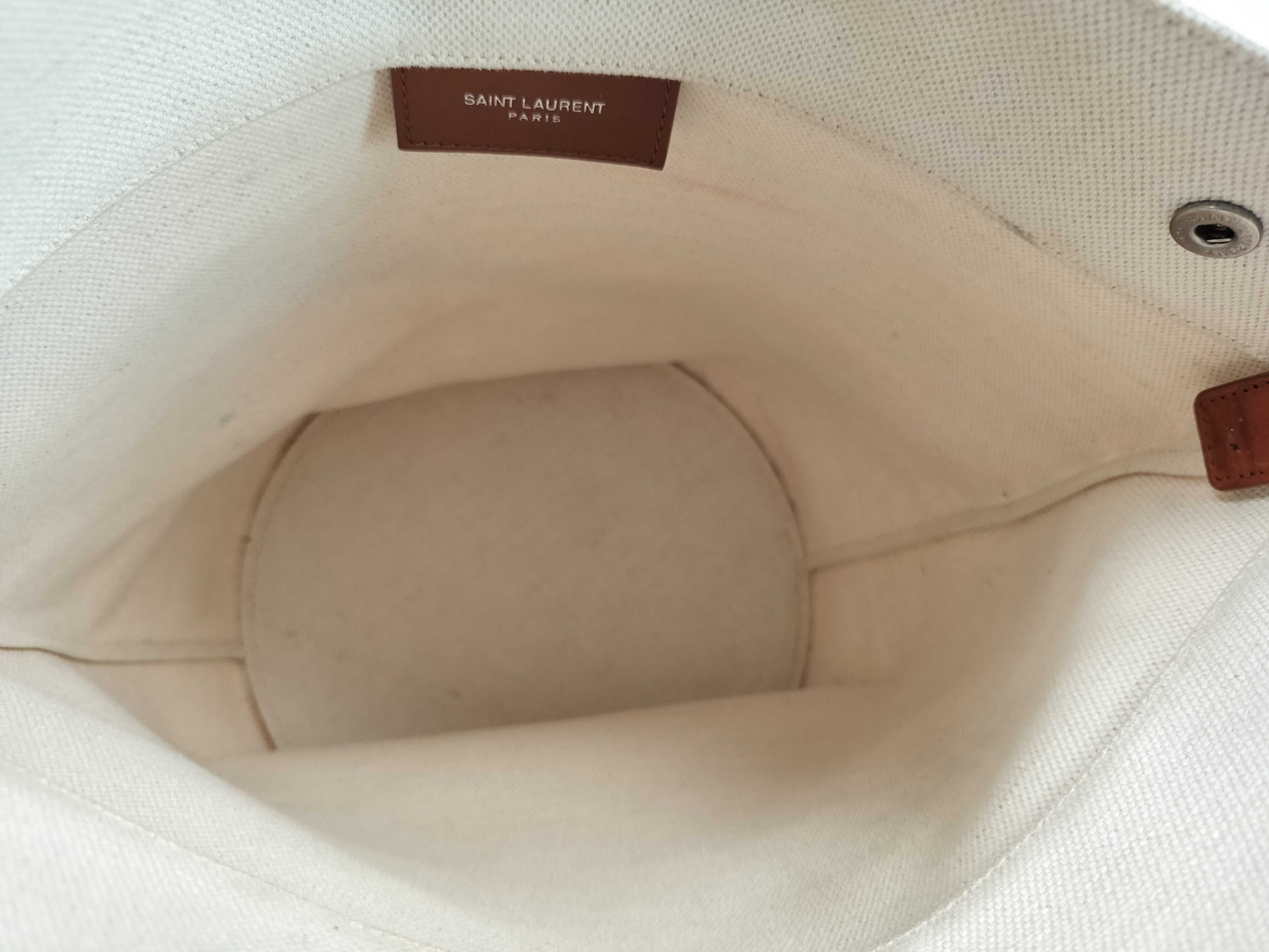 Canvas Rive Gauche Shoulder Bag with Pouch — view 9