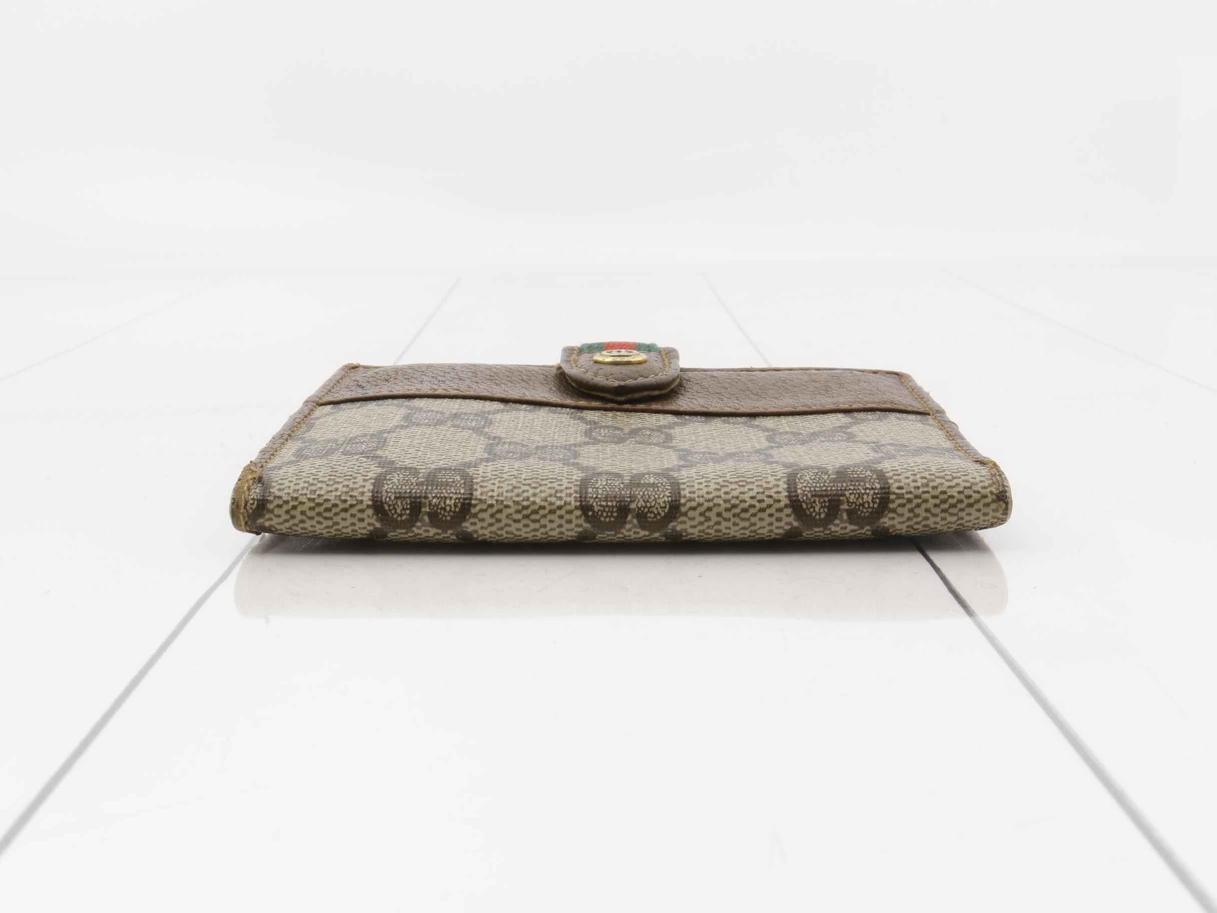 GG Supreme bi-fold wallet, Sherry Line, -106 — view 3