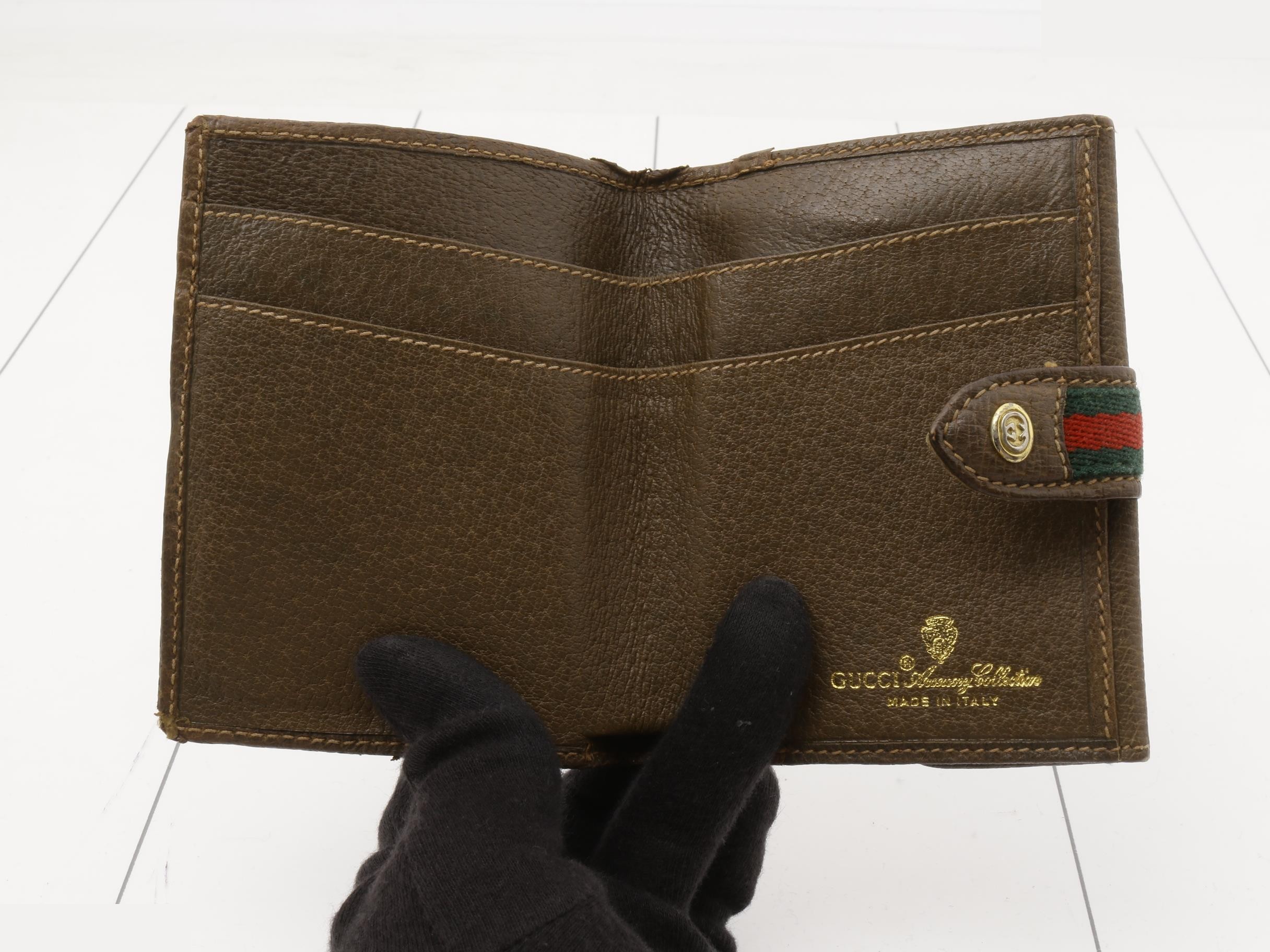 GG Supreme bi-fold wallet, Sherry Line, -106 — view 4