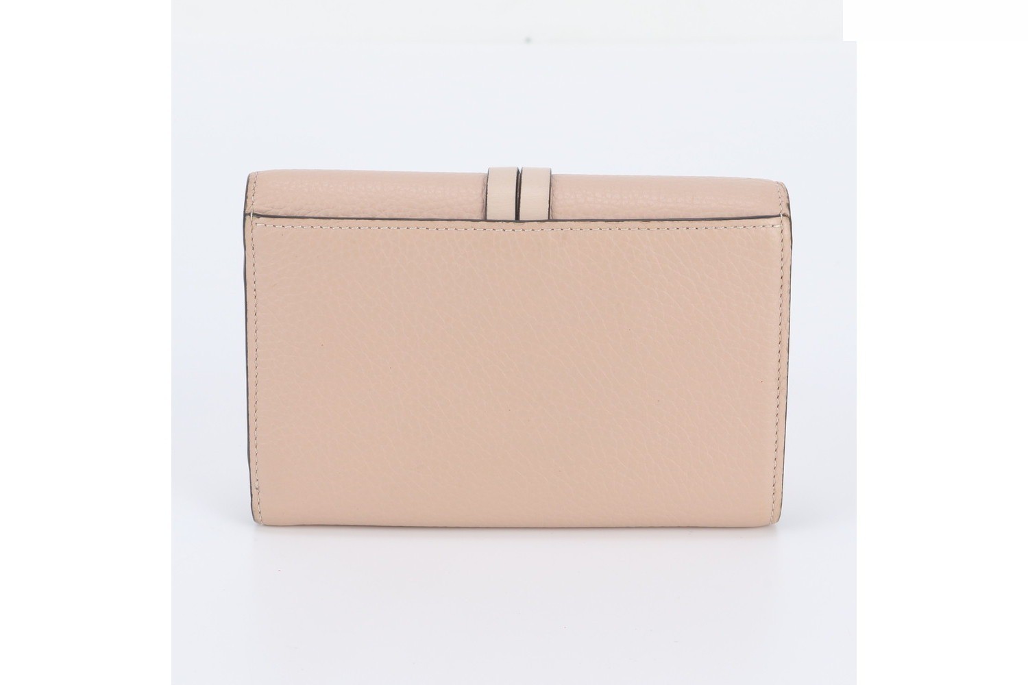 Hologram sticker included Alphabet leather trifold wallet — view 2