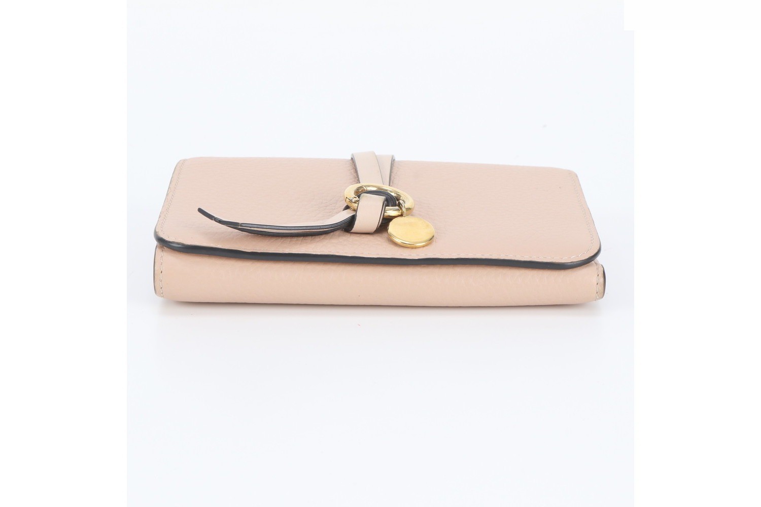 Hologram sticker included Alphabet leather trifold wallet — view 5
