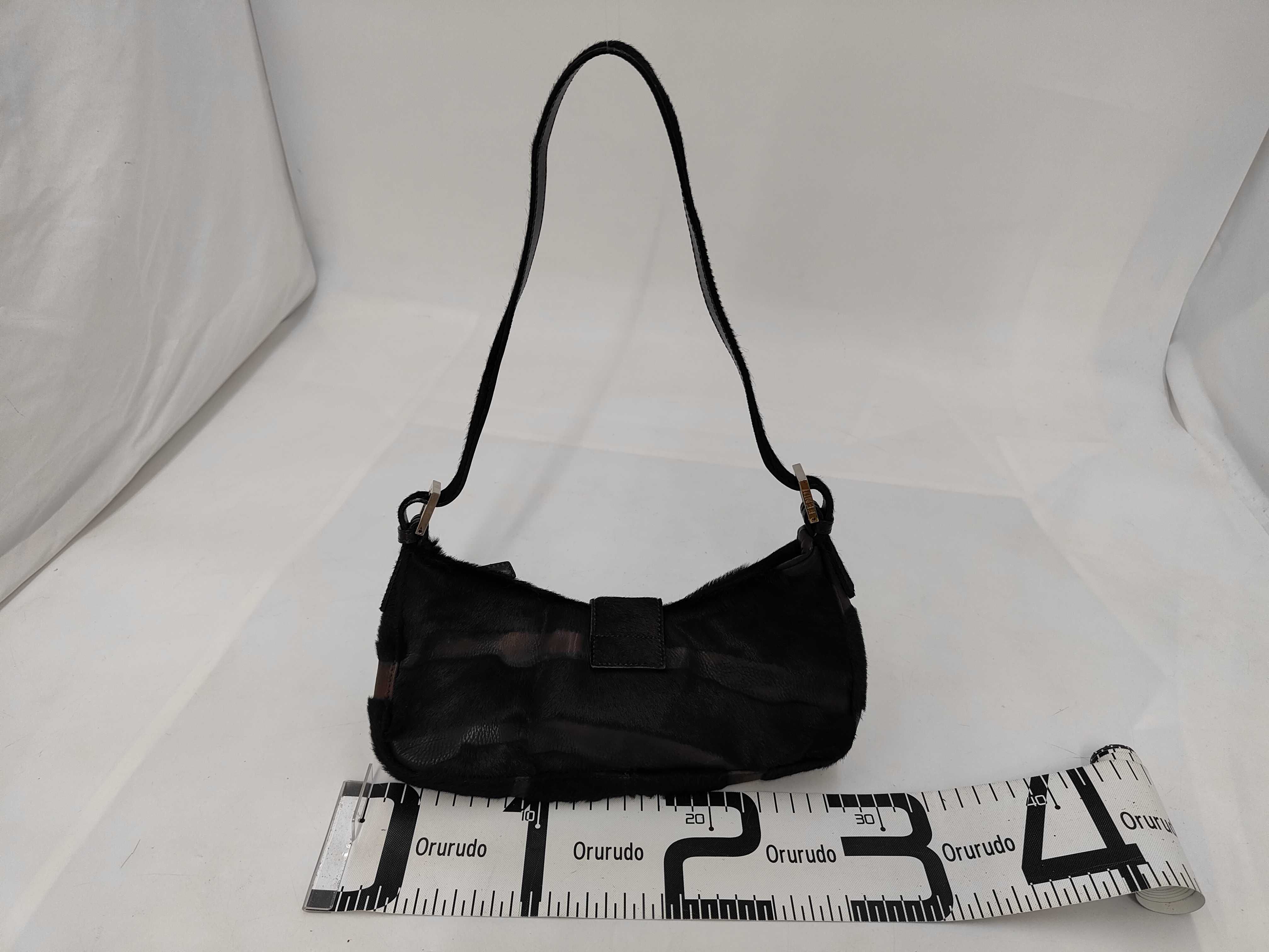 Calf Hair Leather Mamma Bucket Handbag — view 2