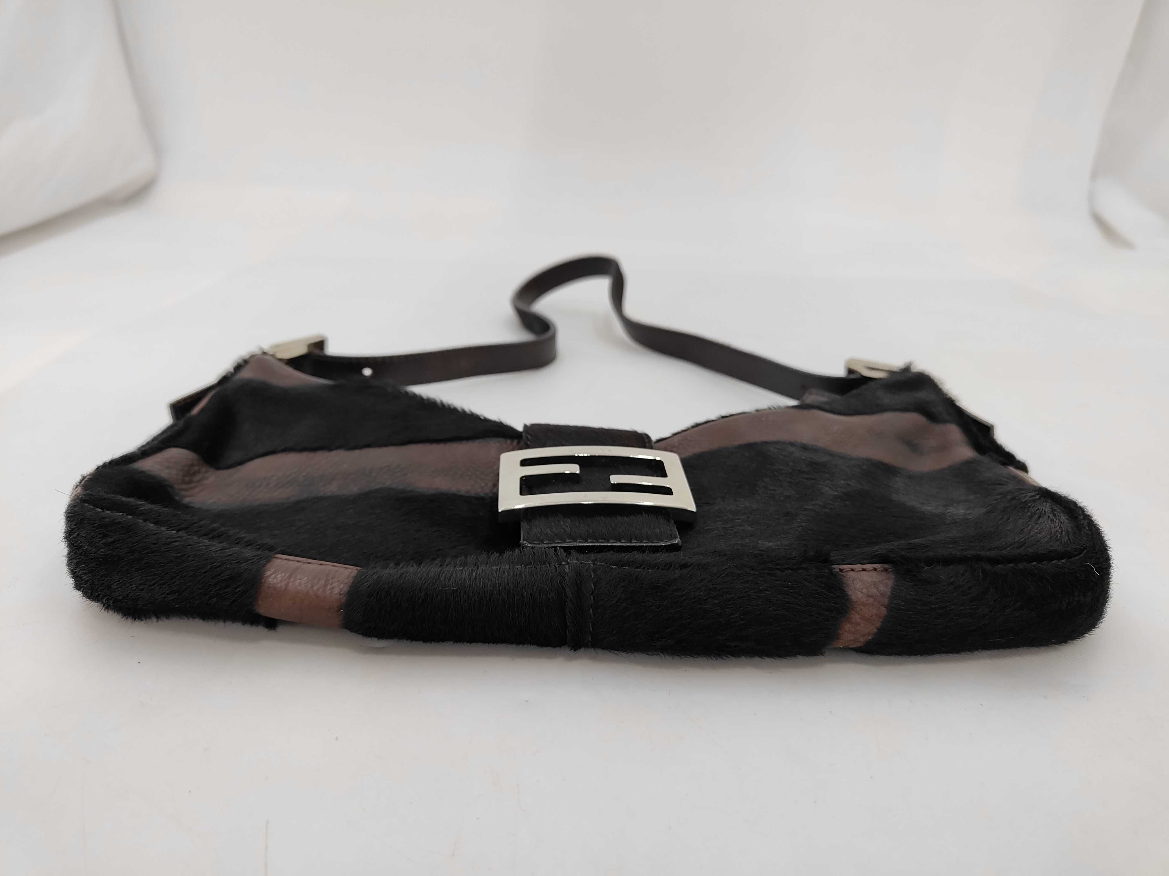 Calf Hair Leather Mamma Bucket Handbag — view 3