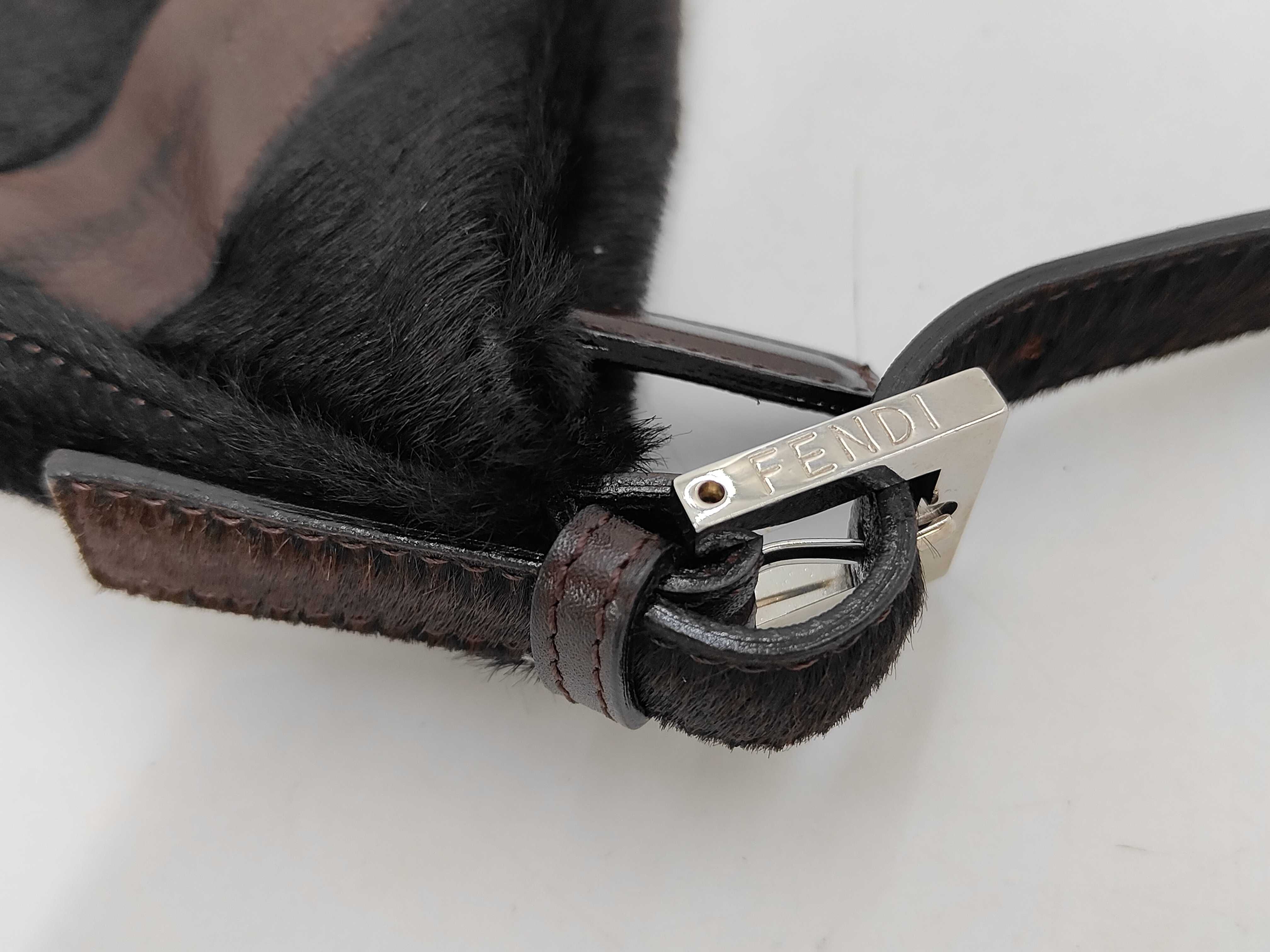 Calf Hair Leather Mamma Bucket Handbag — view 5