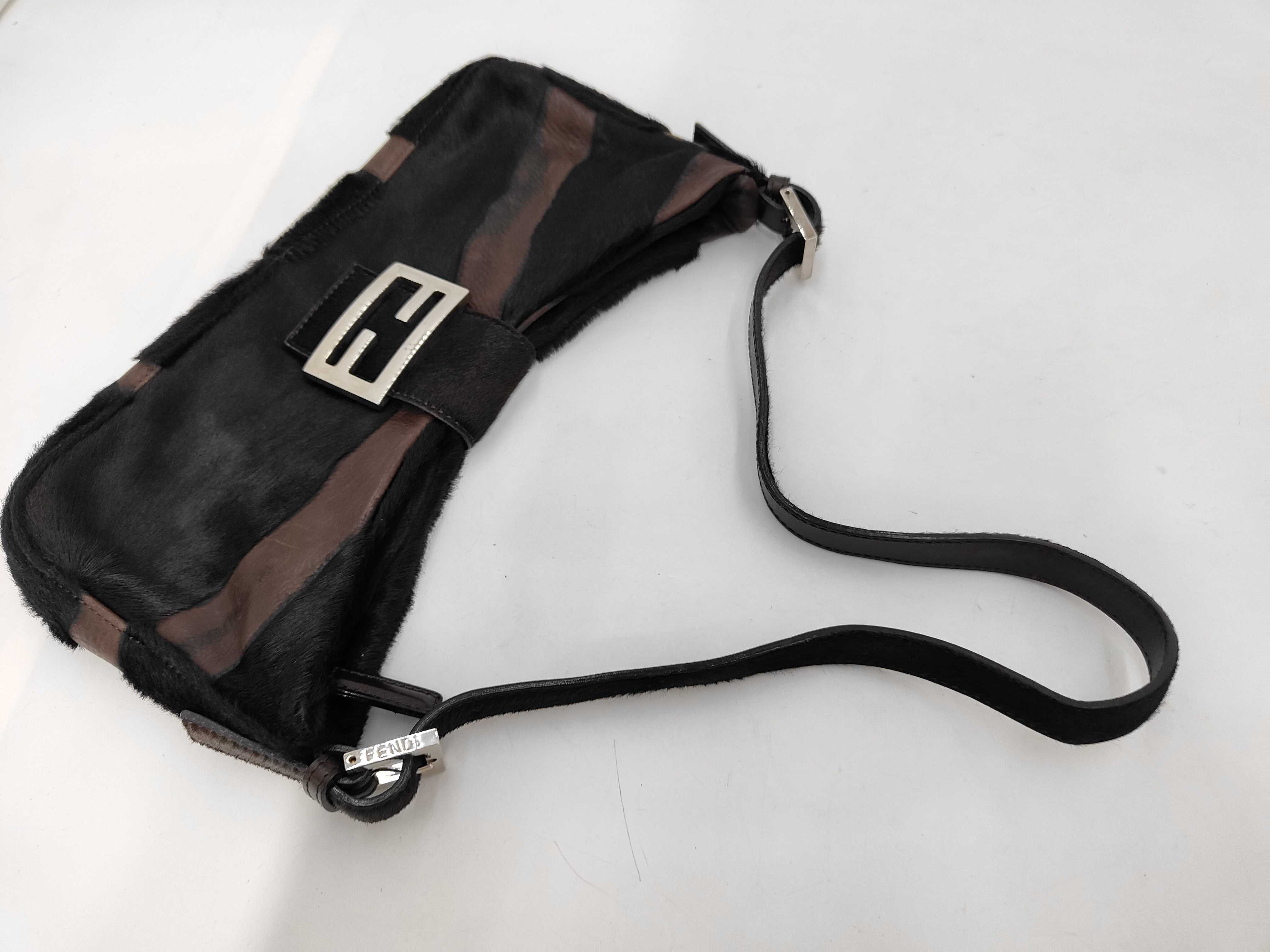 Calf Hair Leather Mamma Bucket Handbag — view 7