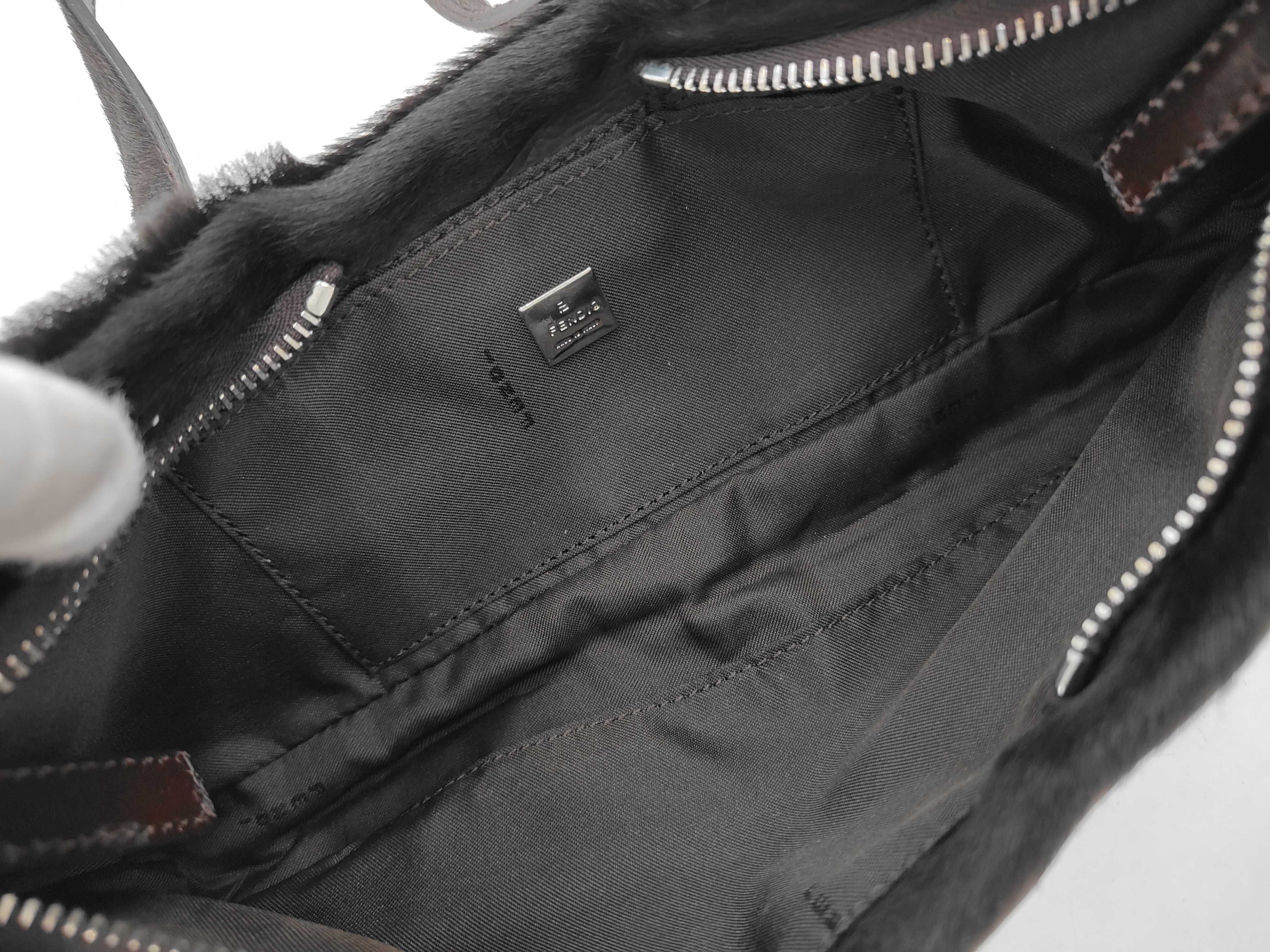 Calf Hair Leather Mamma Bucket Handbag — view 9