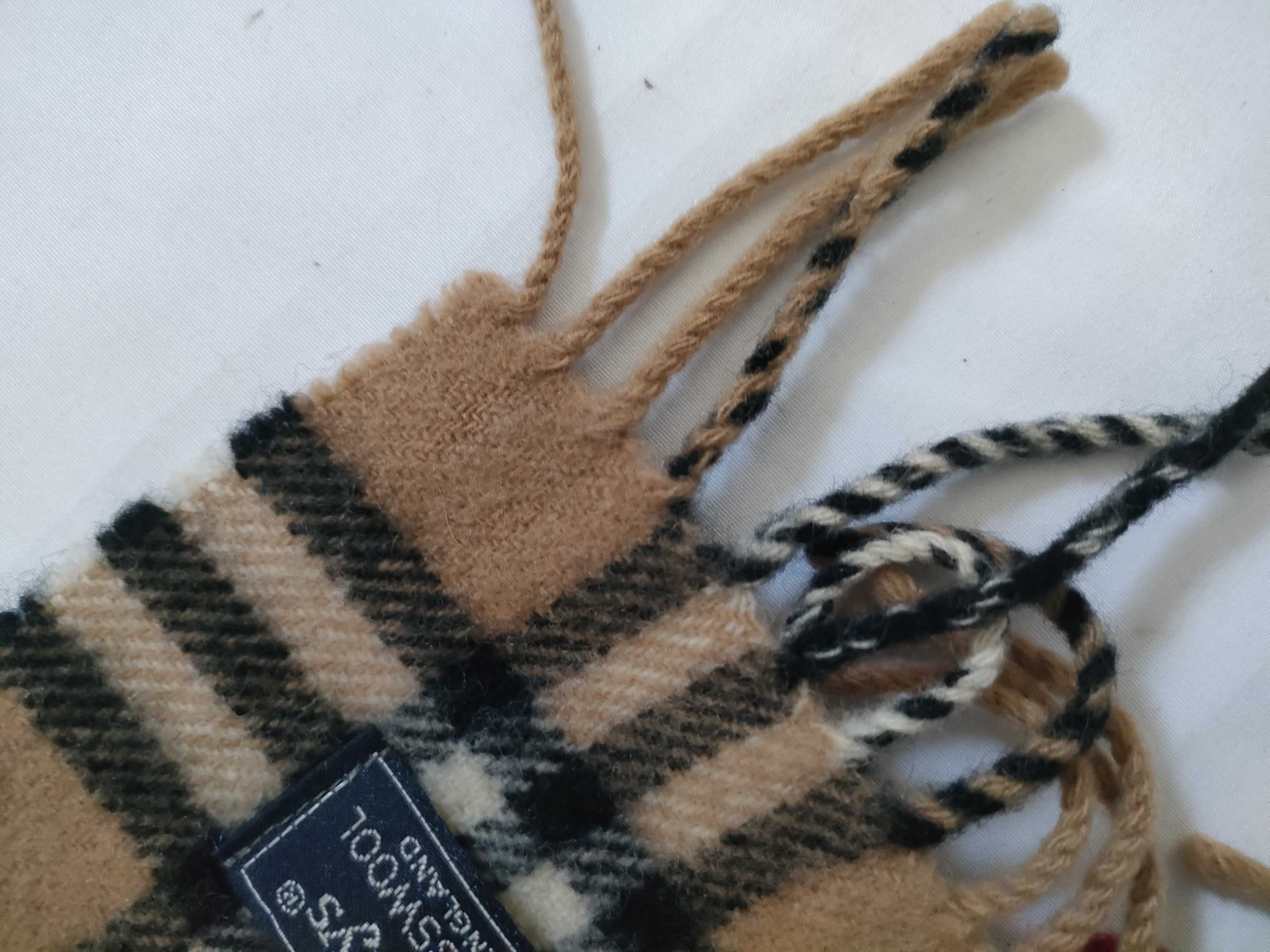Nova Check Scarf, Beige, Other Accessories — view 6