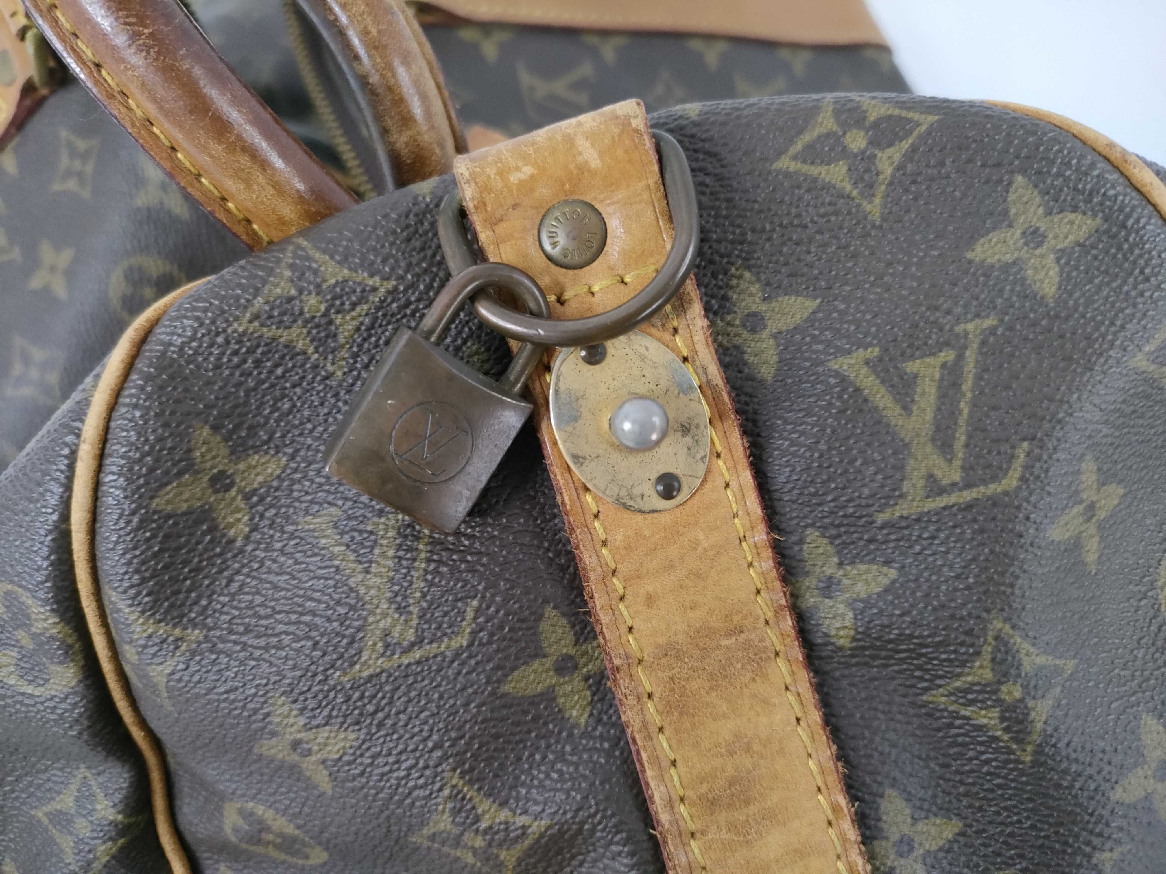 Monogram Keepall Bandouliere Monogram Boston Bag — view 12