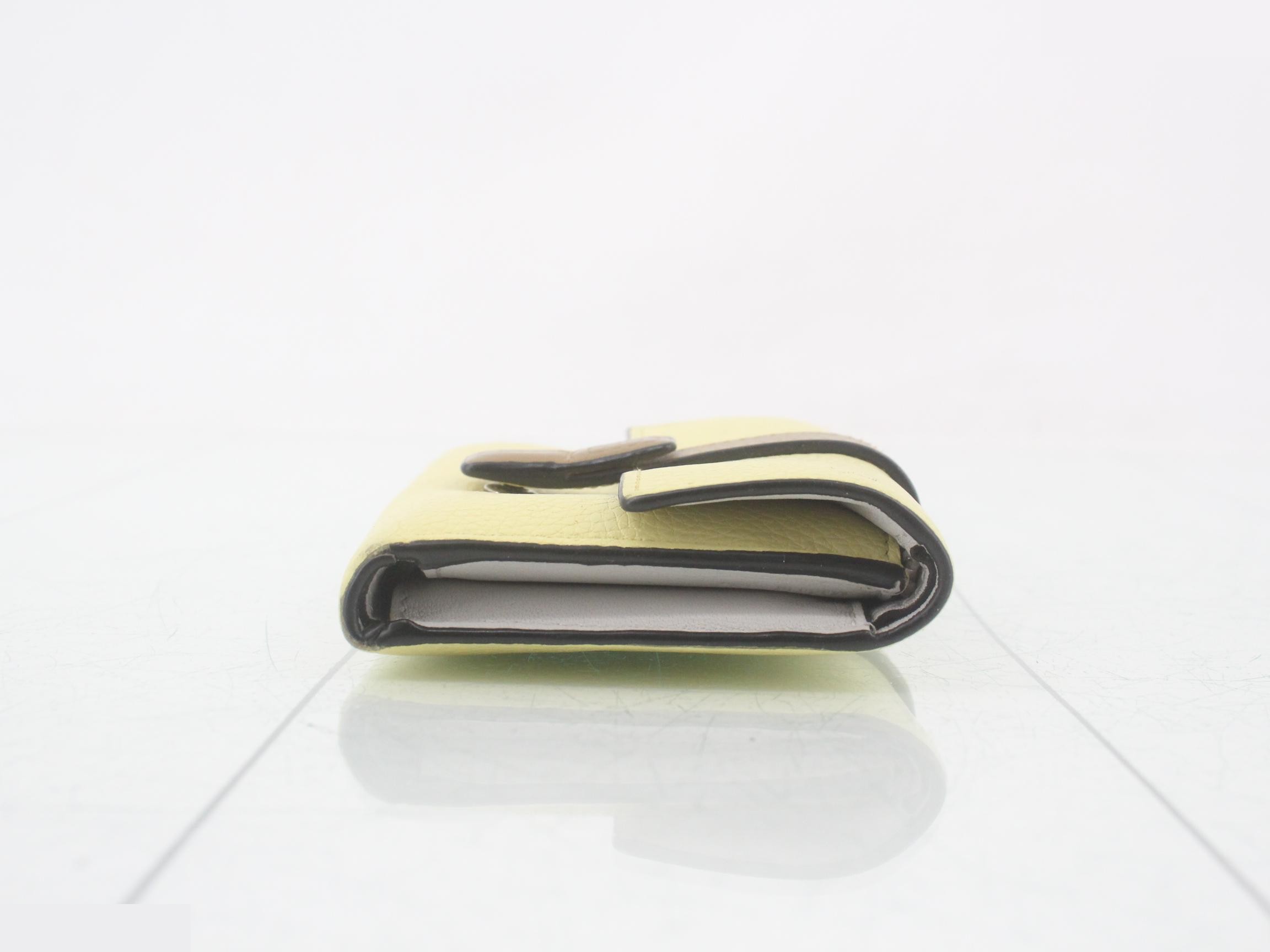 Amazona Small Vertical Wallet, Yellow — view 3