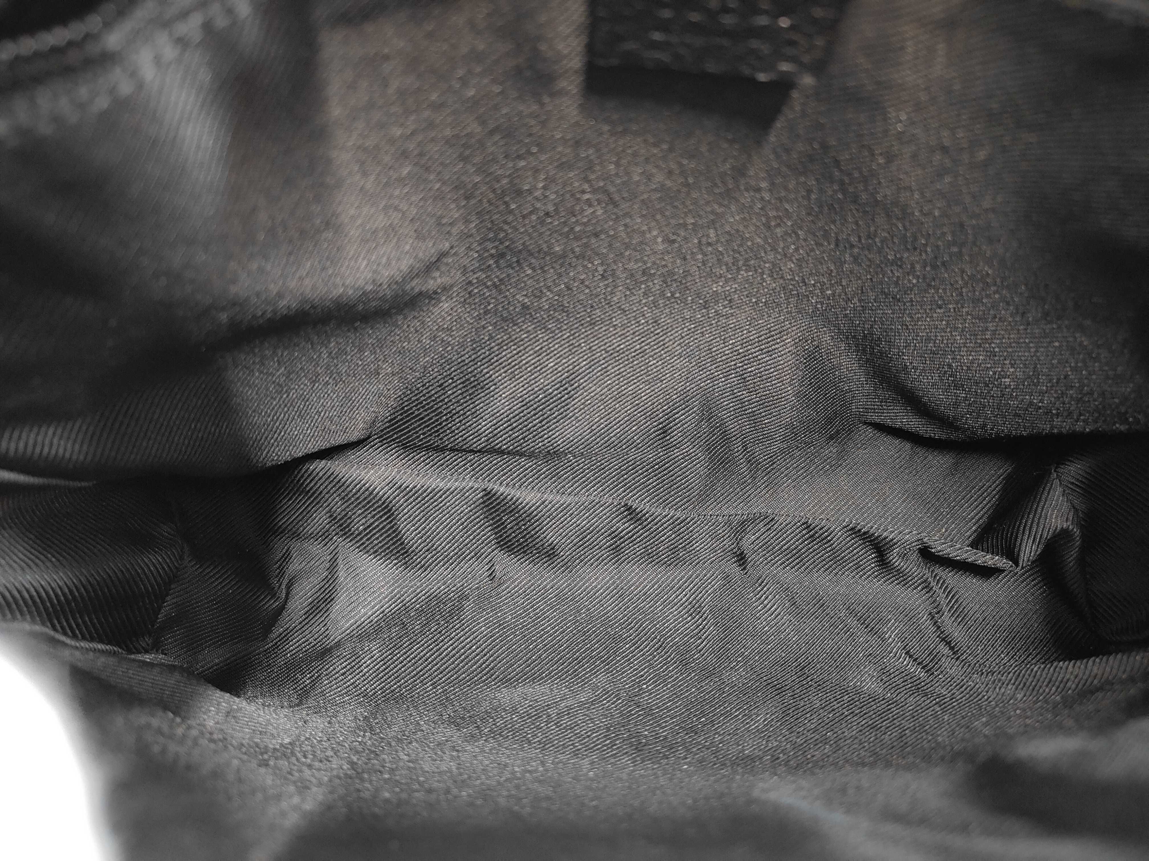 GG Canvas x Leather Shoulder Bag, Black — view 9