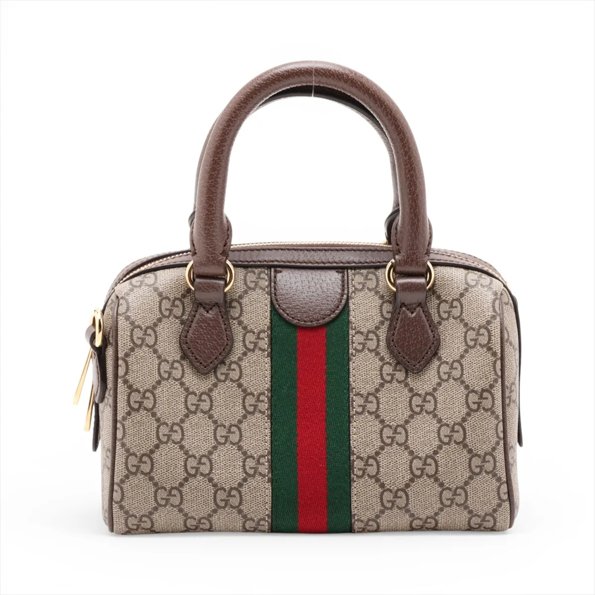 GG Supreme Ophidia PVC x Leather 2-Way Handbag, Beige, 772053 — view 2