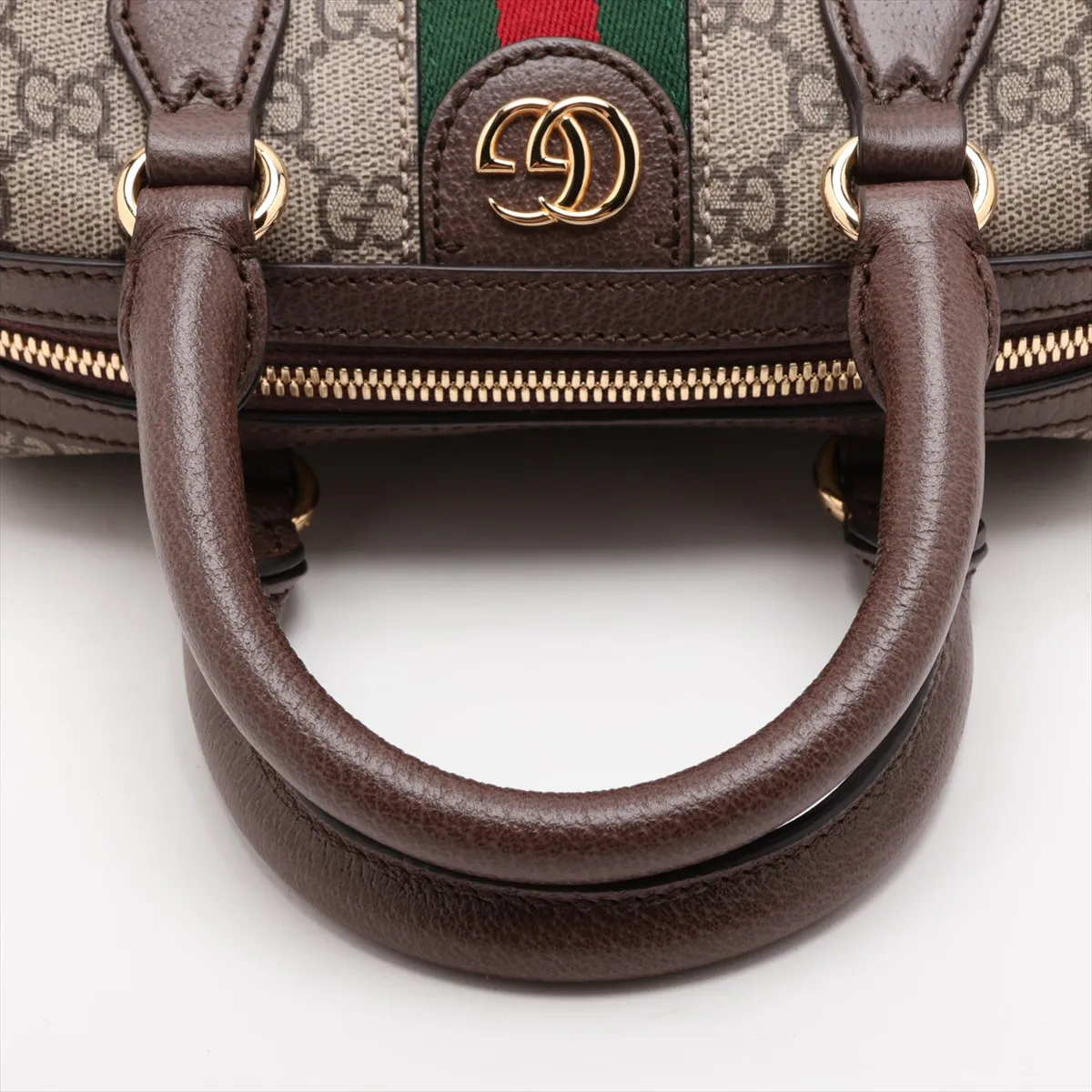 GG Supreme Ophidia PVC x Leather 2-Way Handbag, Beige, 772053 — view 5