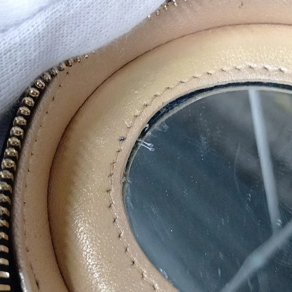 Matelassé Lambskin Vanity Bag, Black with Gold Hardware, 32063111, serial number in the 32 range. — view 11